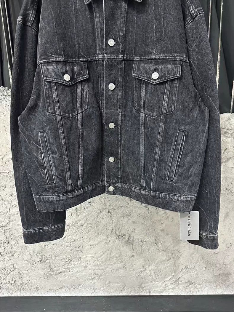 Balenciaga Balenciaga Denim Jacket Size US L / EU 52-54 / 3 - 4 Thumbnail