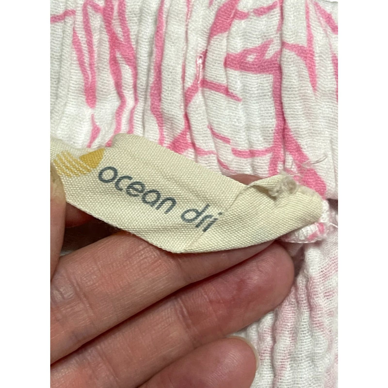 Pinko Ocean Drive Shorts Women's Size 28x3 Floral Pink White Tie Waist Casual Summer Womens Regular Fit Shorts Size 28" / US 6 / IT 42 - 5 Thumbnail