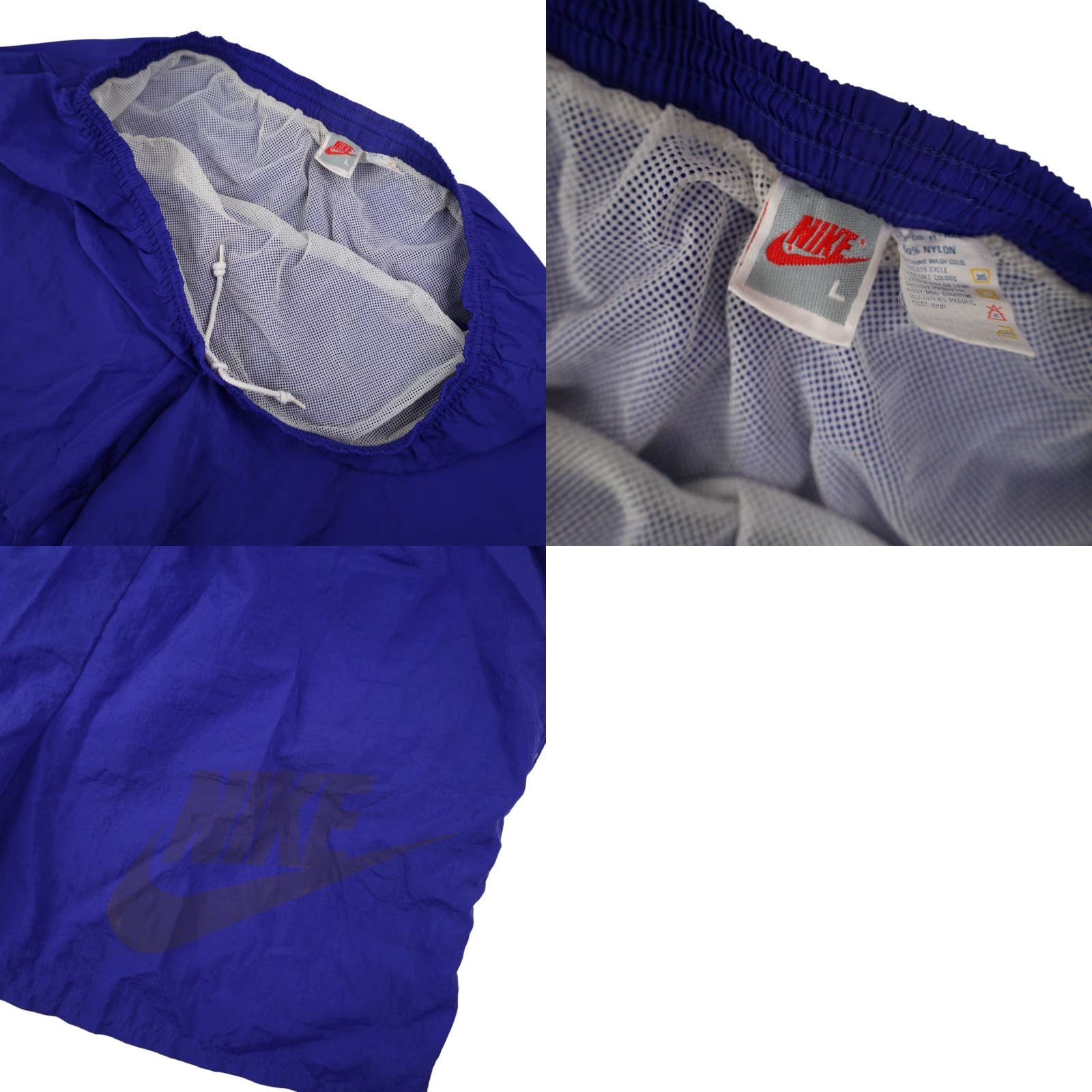 Nike VINTAGE Nike Big Spellout Swim Trunks Rash Guard Shirt? Size US 33 - 8 Thumbnail