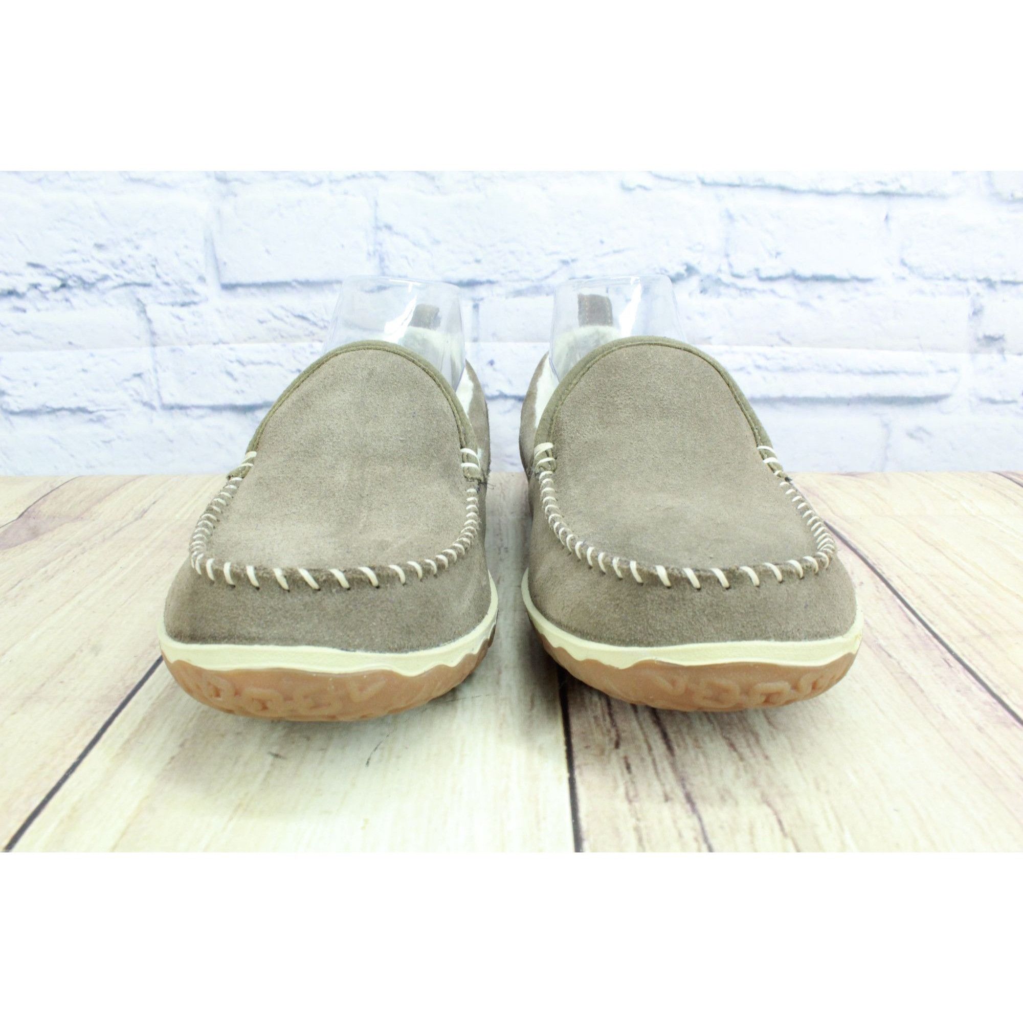 L.L. Bean LL Bean Dark Cement Fleece Lined Mountain Moccasins Size US 8 / IT 38 - 5 Thumbnail