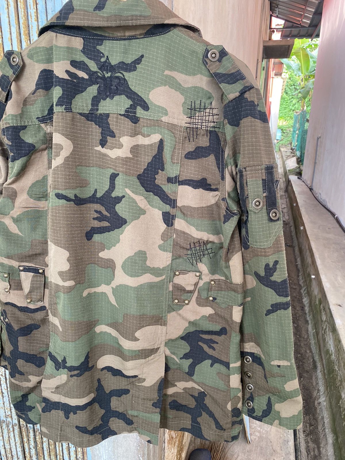 Japanese Brand Vintage Tactical Acid Jazz Men Camo Jacket Size US L / EU 52-54 / 3 - 6 Thumbnail