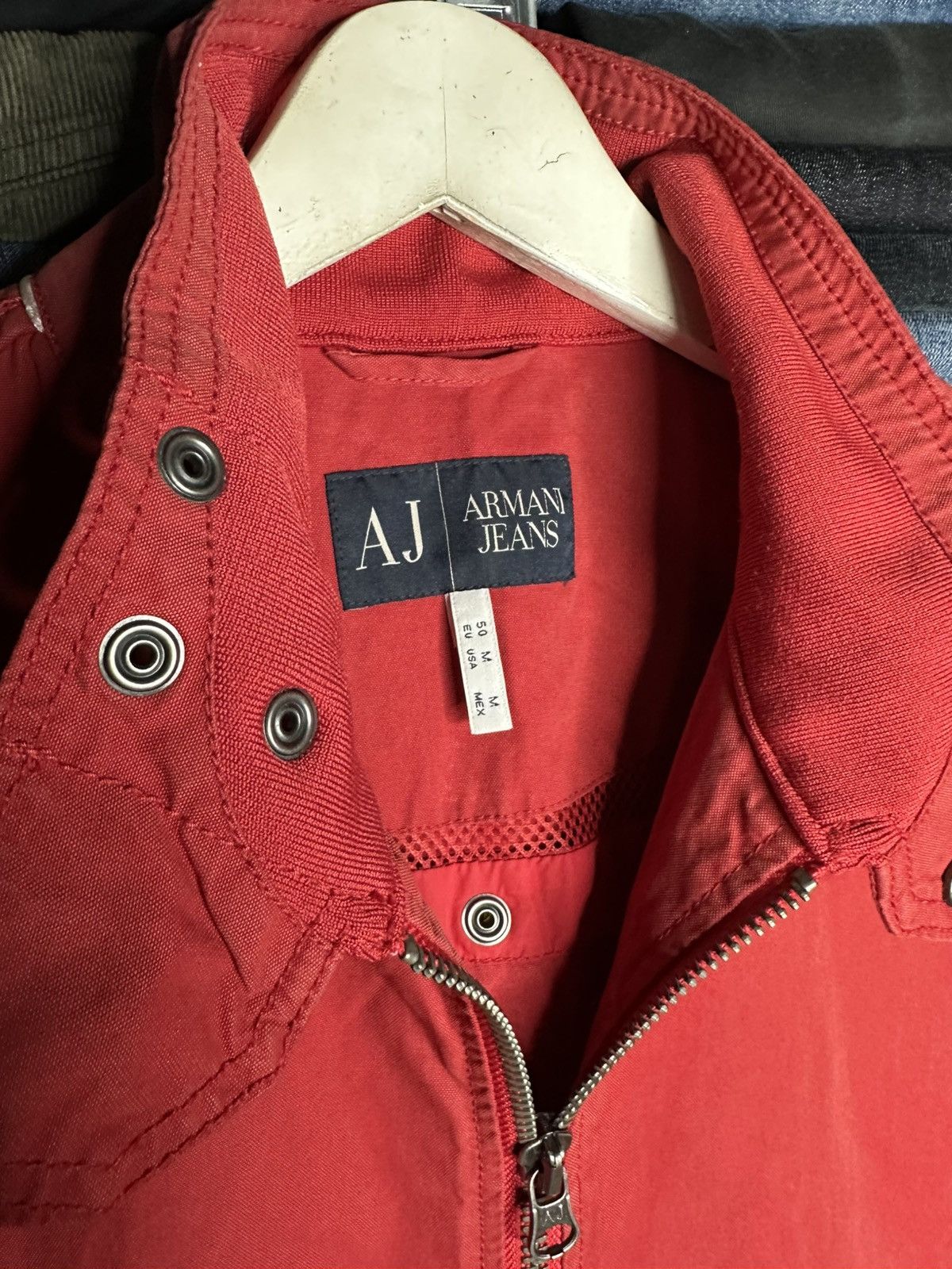 Armani Armani Jeans Military Bomber Jacket Y2K Size US M / EU 48-50 / 2 - 3 Thumbnail