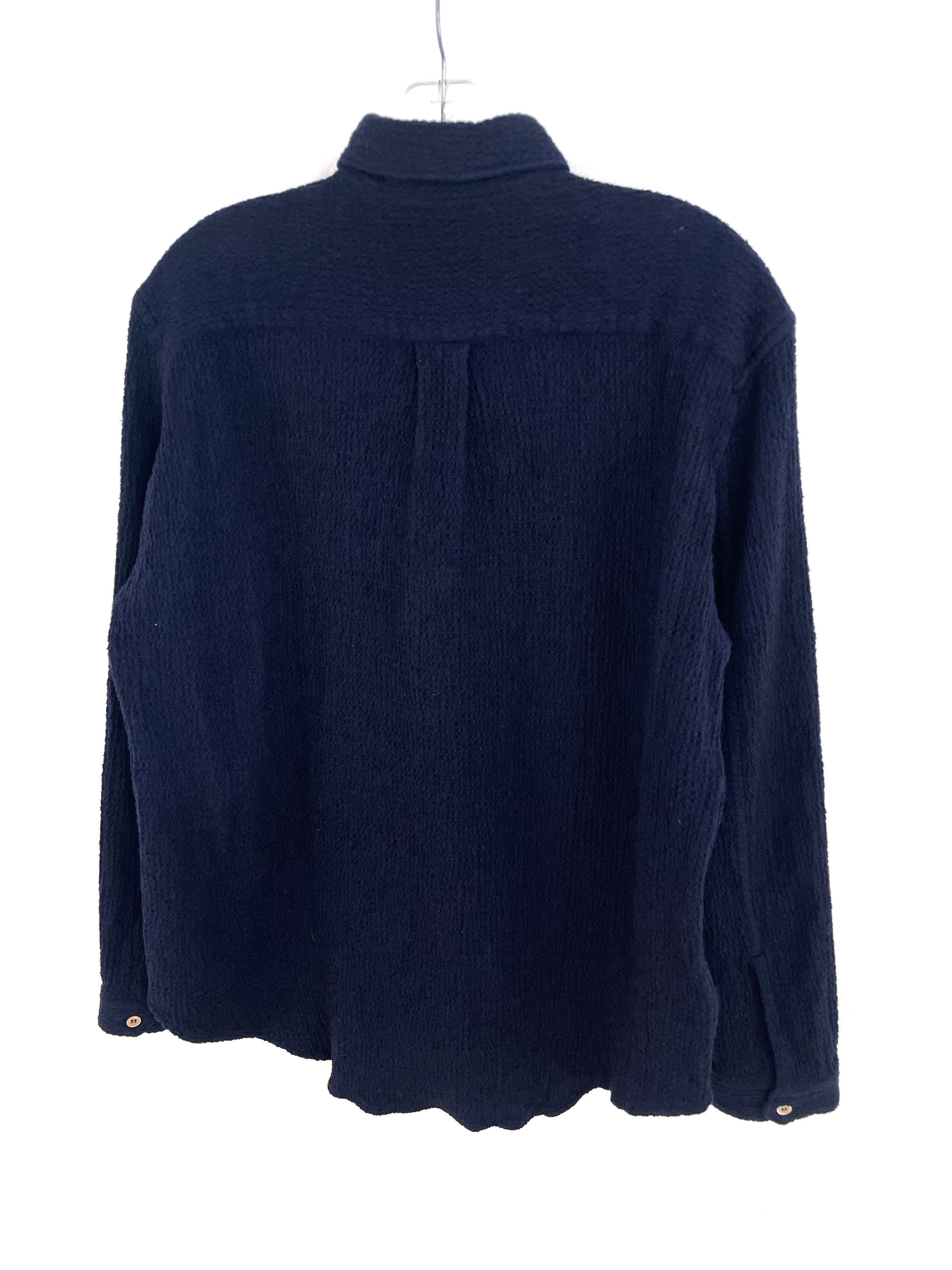 Yohji Yamamoto 80's Textured Weave Shirt Size US M / EU 48-50 / 2 - 8 Thumbnail
