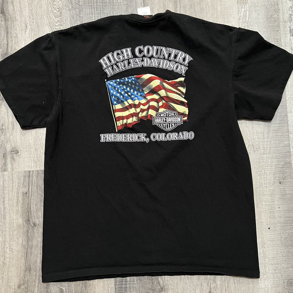 Harley Davidson Harley Davidson T Shirt Black High Country Colorado Biker L Size US L / EU 52-54 / 3 - 2 Thumbnail