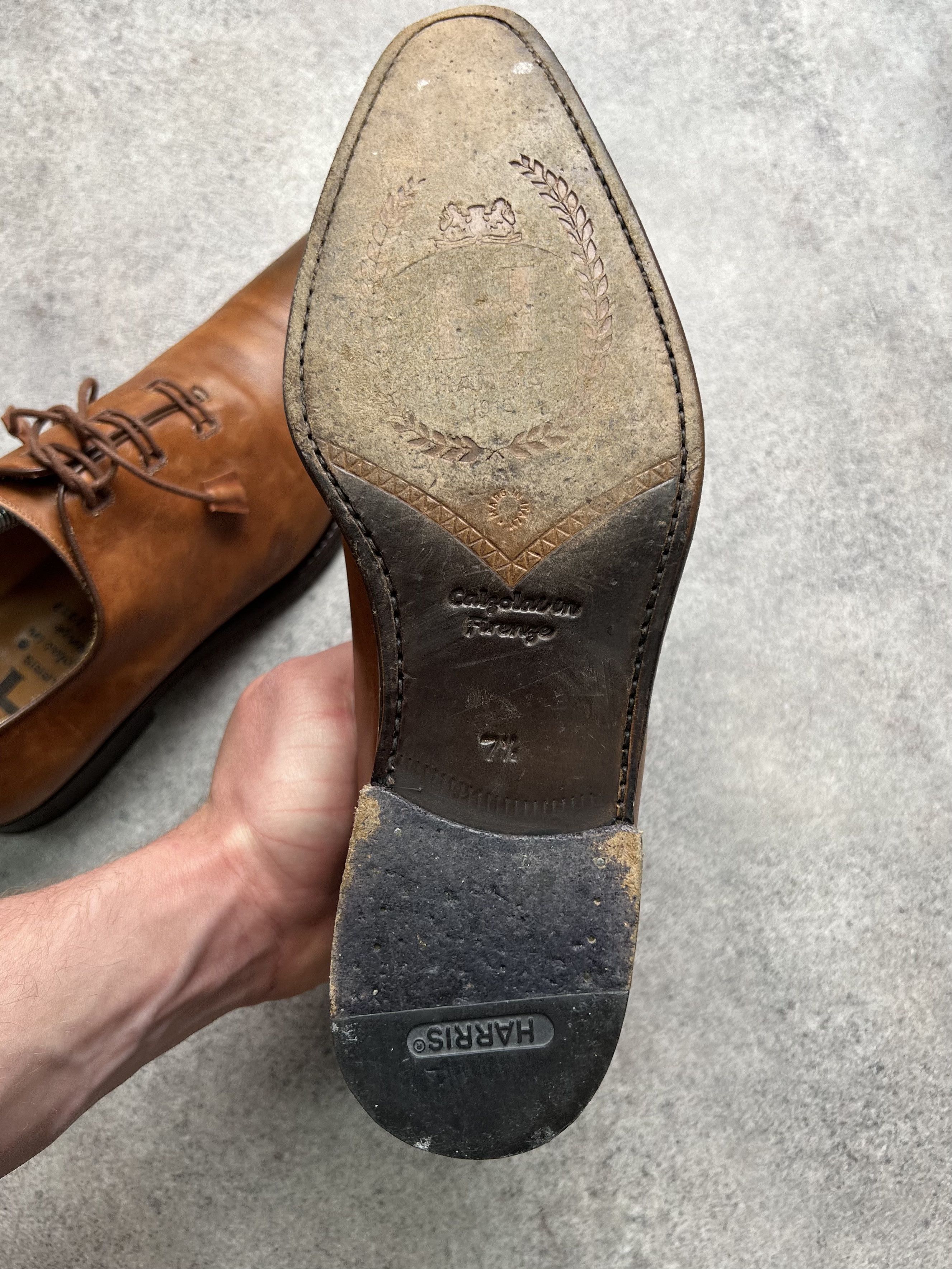 Firenze Harris Firenze 1913 antique italian leather shoes Size US 7.5 / EU 40-41 - 14 Thumbnail