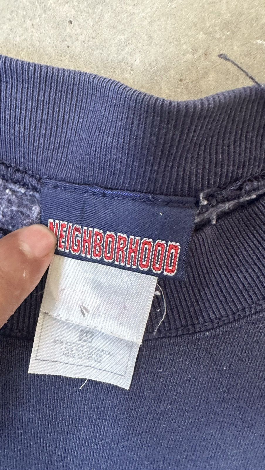 Neighborhood VINTAGE 90S NEIGHBORHOOD SWEATHSIRT Size US M / EU 48-50 / 2 - 7 Thumbnail