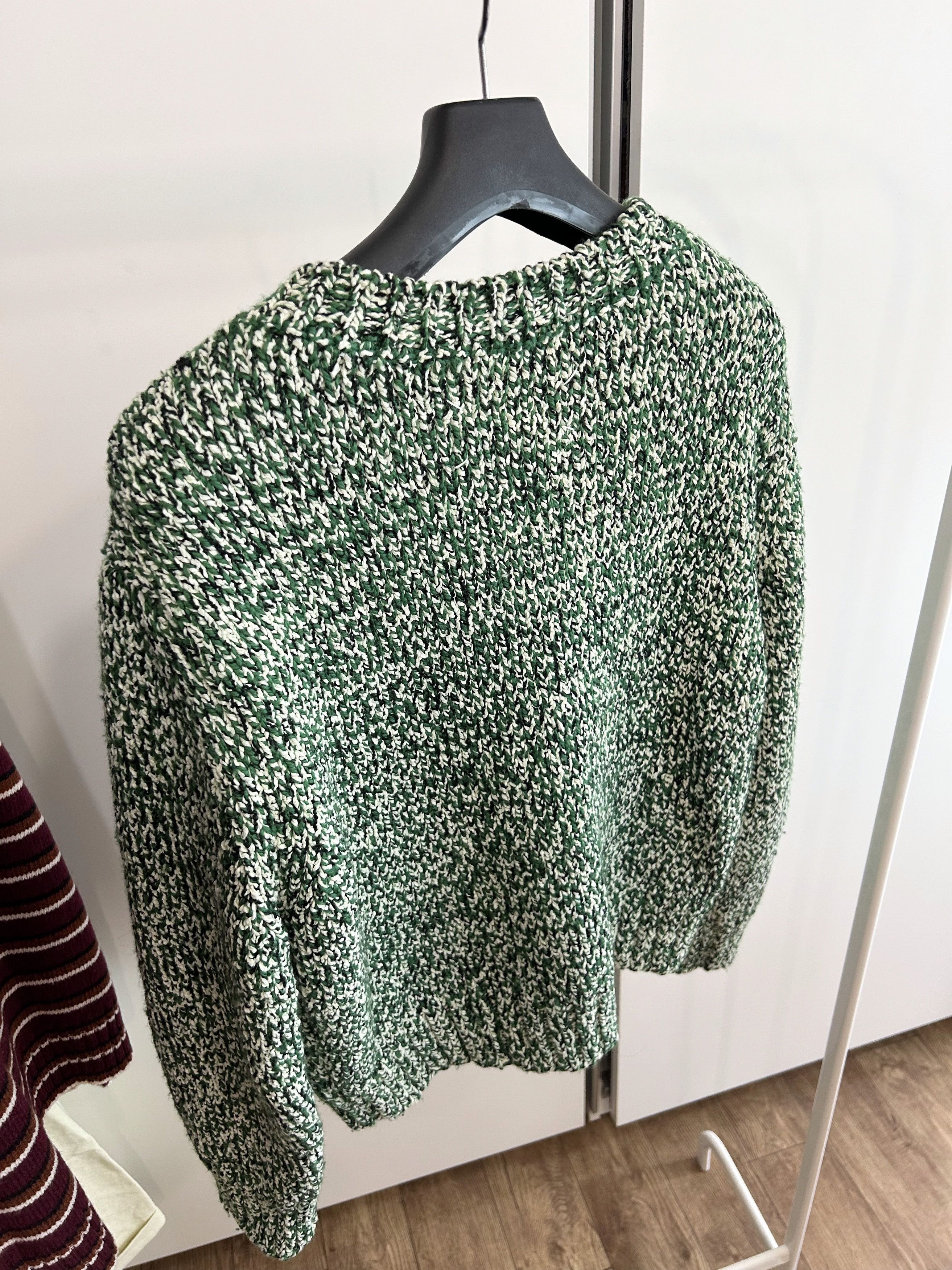 Maison Margiela MAISON MARGIELA Chunky V-Neck Knit Size US L / EU 52-54 / 3 - 6 Thumbnail