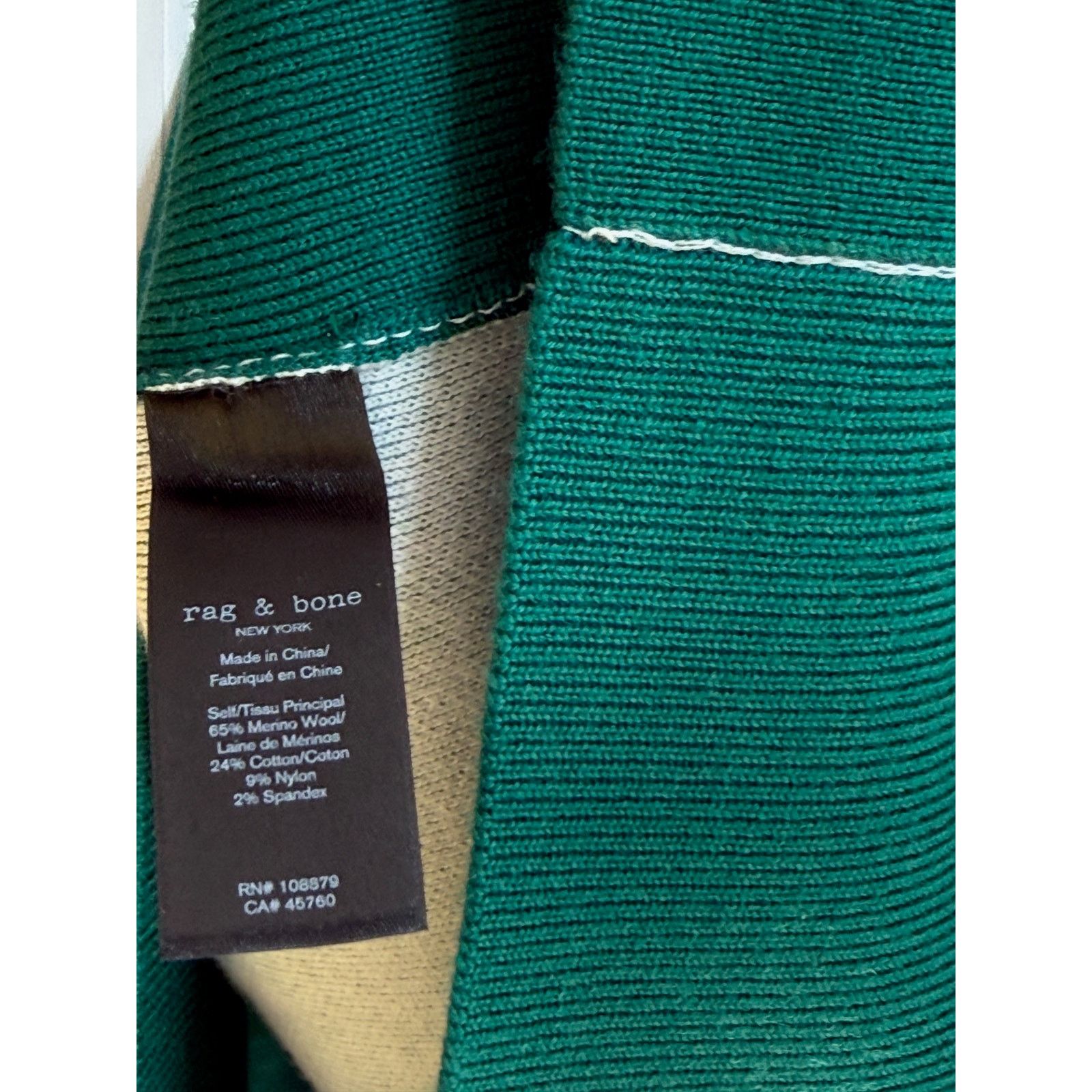 Rag & Bone Rag and Bone Green Sweatshirt NWT - Large Size L / US 10 / IT 46 - 6 Thumbnail
