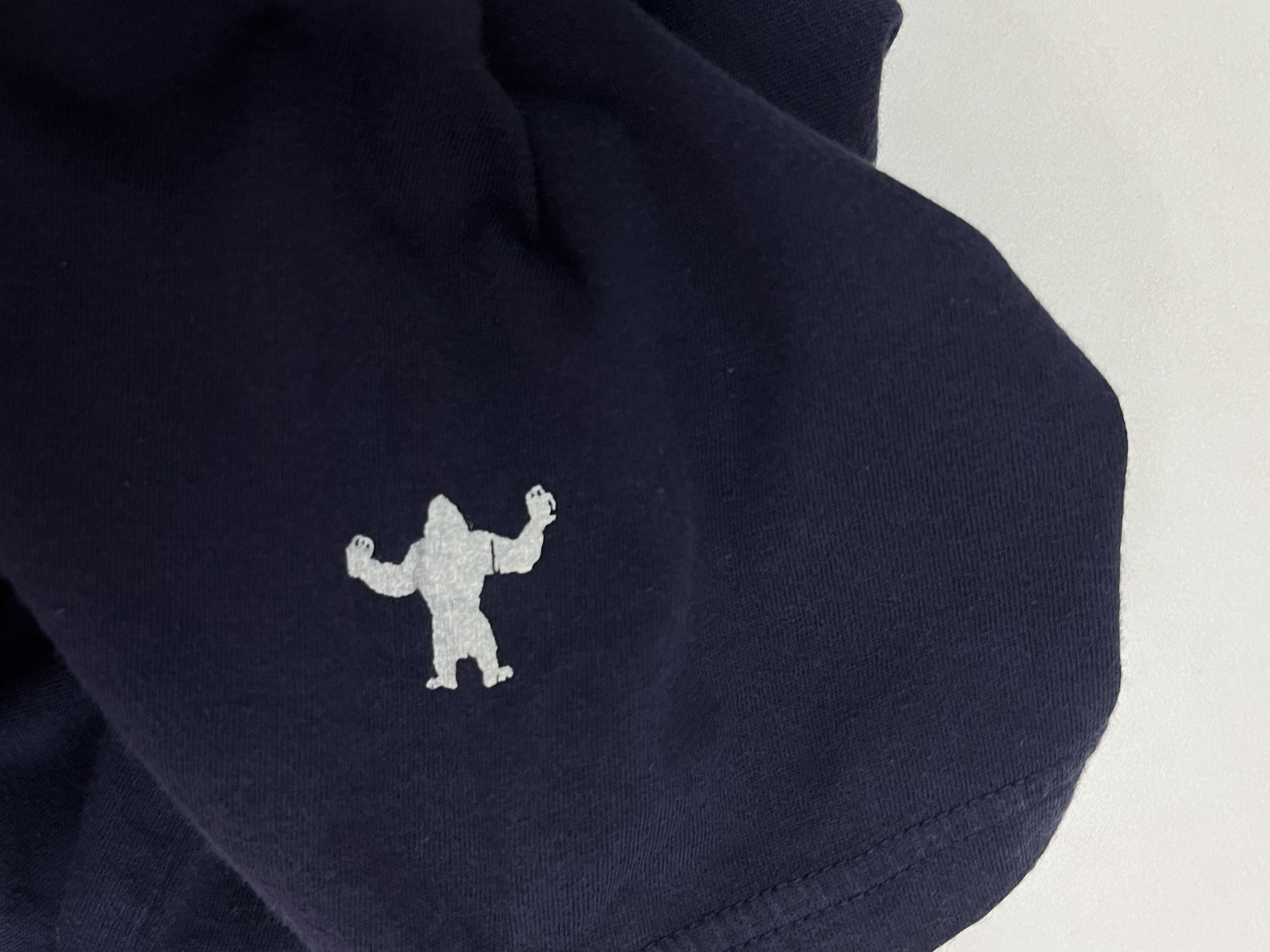 Yohji Yamamoto Yohji Yamamoto Pour Homme Navy Logo Print T-Shirt Size US L / EU 52-54 / 3 - 3 Thumbnail