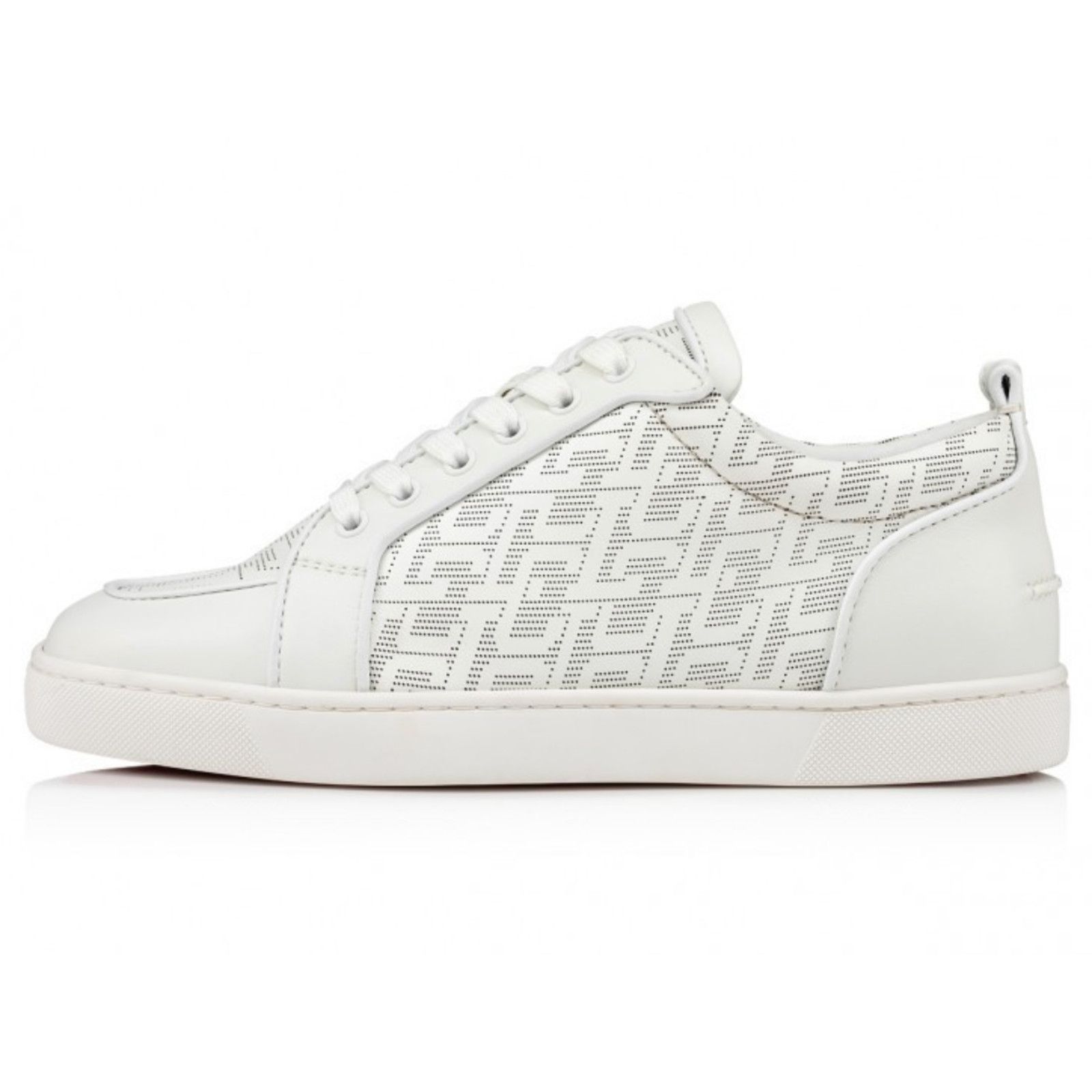 Christian Louboutin Christian Louboutin Mens Rantulow Orlato Flat White Techno Size US 13 / EU 46 - 3 Thumbnail