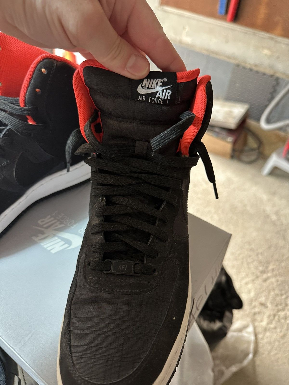 Nike AF1 Hi black/hot pink Size US 10.5 / EU 43-44 - 6 Thumbnail