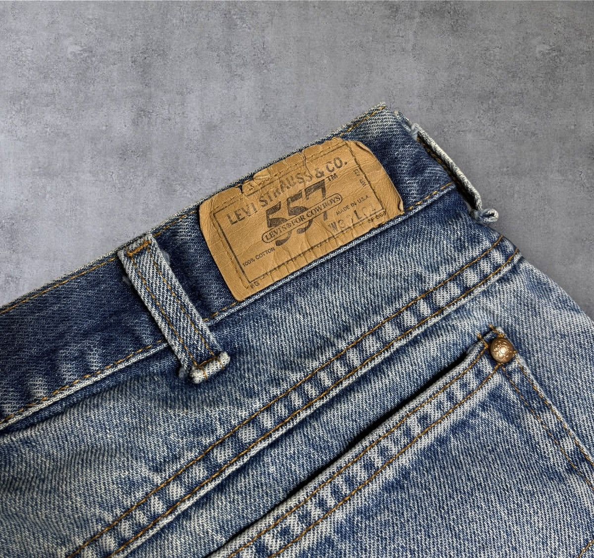 Levi's × Levi's Vintage Clothing × Vintage Vintage Levis 80s 557 Jeans 34x31 Size US 34 / EU 50 - 4 Thumbnail