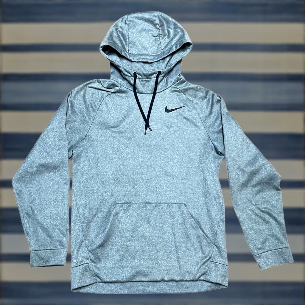 Nike Nike Dri-Fit Gray Pullover Hoodie Women's Sweatshirt Sz Small Hoodie Size S / US 4 / IT 40 - 1 Thumbnail