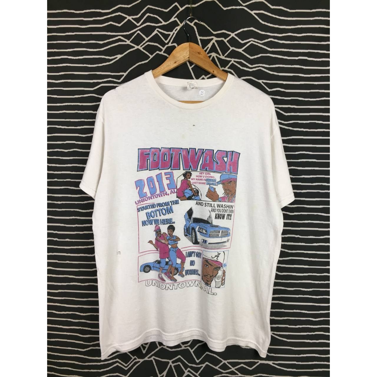 Delta × Vintage Vtg Y2K Footwash 2013 Uniontown Alabama Festival Tee Size US L / EU 52-54 / 3 - 1 Thumbnail