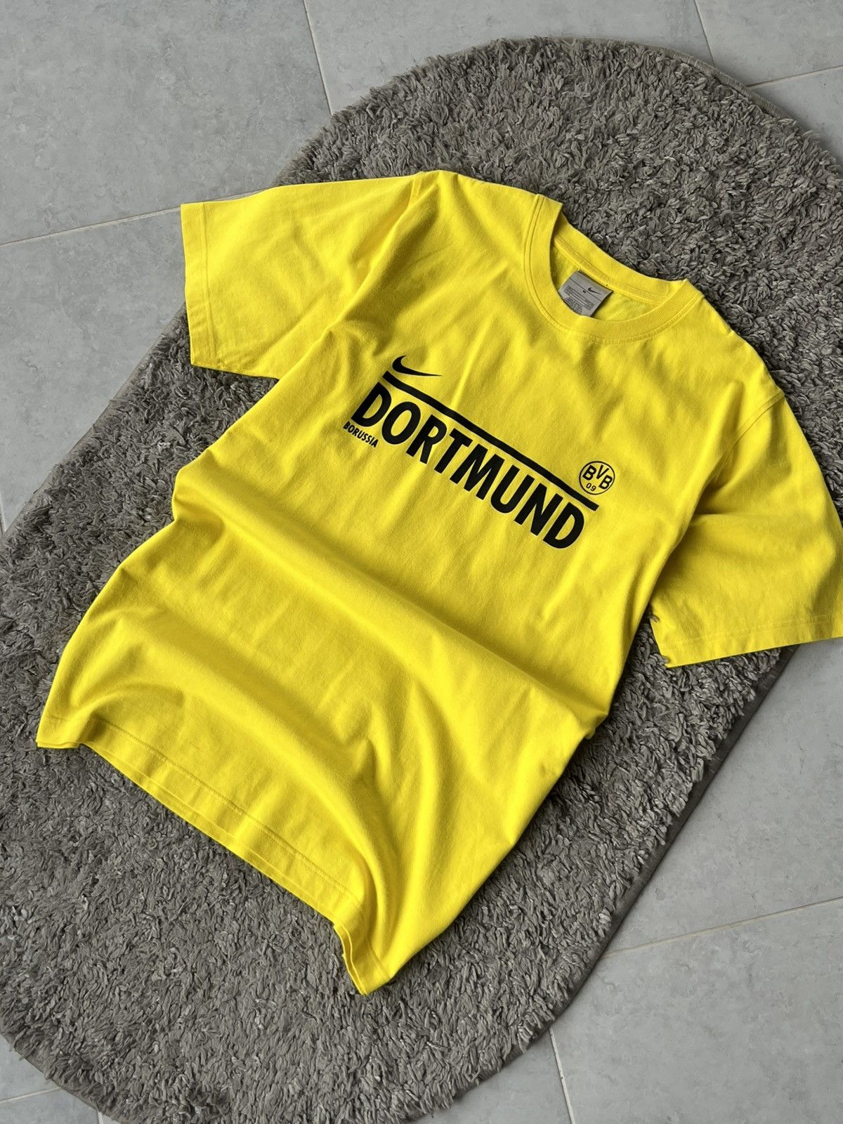 Nike Vintage Nike jersey football club Borussia Dortmund Size US M / EU 48-50 / 2 - 2 Thumbnail
