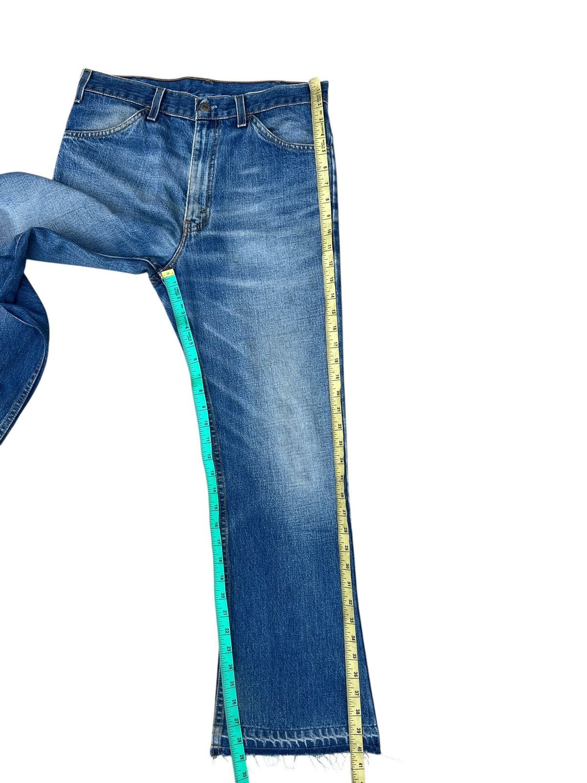 Levi's Vintage 2000 Levi’s 646 Orange Tab Fade Denim Bootcut Jeans Size US 32 / EU 48 - 6 Thumbnail