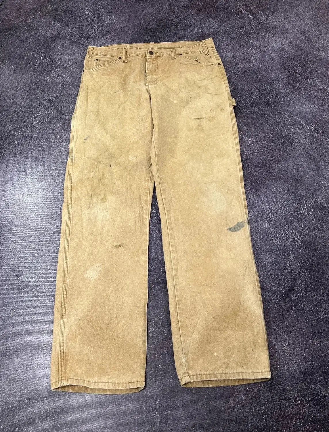 Dickies × Vintage Vintage Dickies Faded Denim Work Hype Baggy Pants Jeans Size US 36 / EU 52 - 2 Thumbnail