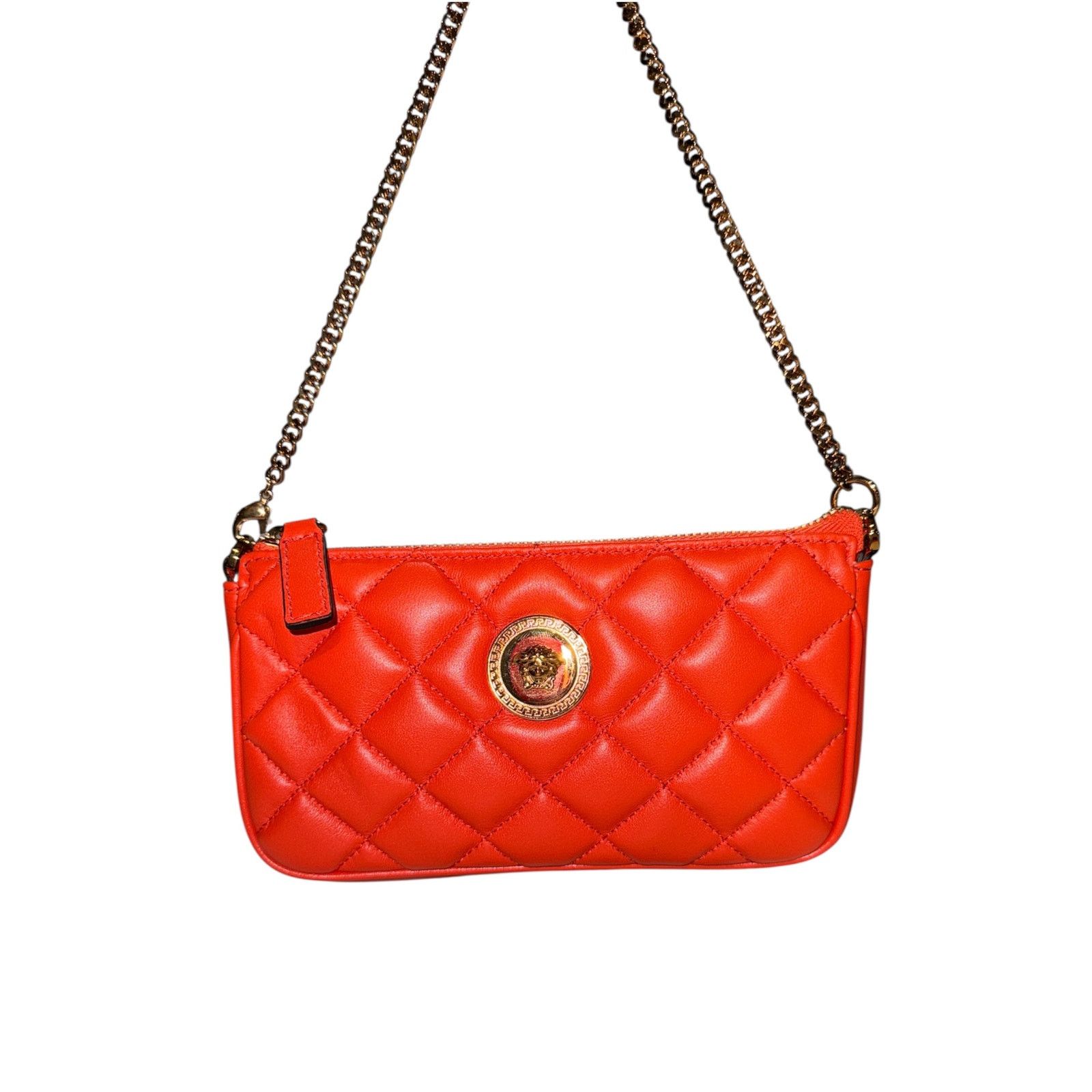 Versace New Versace La Medusa Quilted Leather Shoulder Bag Size ONE SIZE - 1 Thumbnail