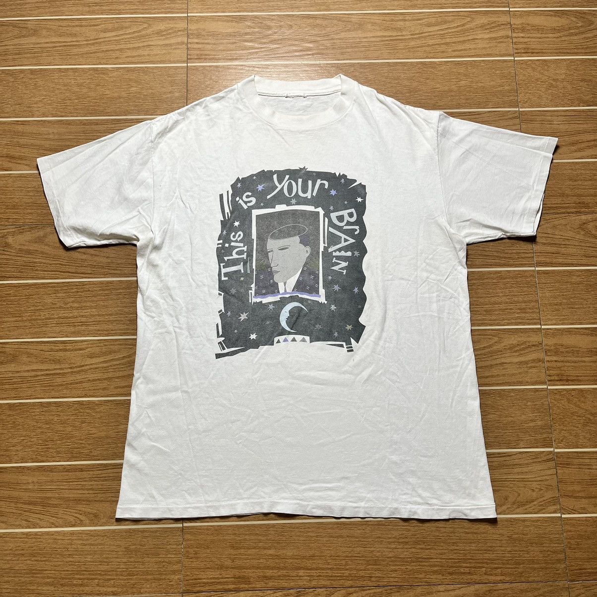 Vintage Vintage 90's IBM Multimedia Tech Art Tee Size US XL / EU 56 / 4 - 1 Thumbnail