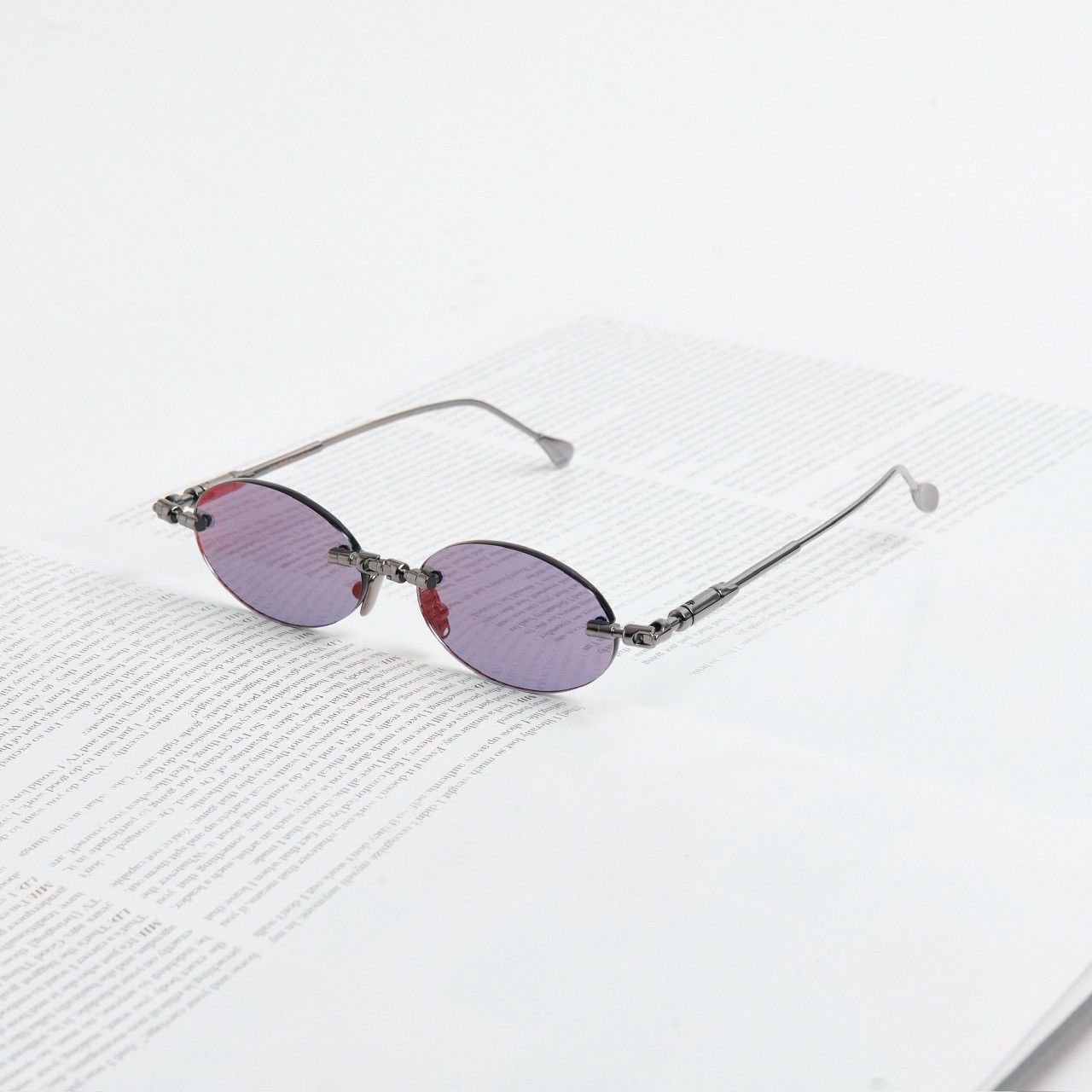 Kuboraum KUBORAUM H62 GM GUN METAL FLASH VIOLET BLUE SUNGLASSES Size ONE SIZE - 1 Thumbnail