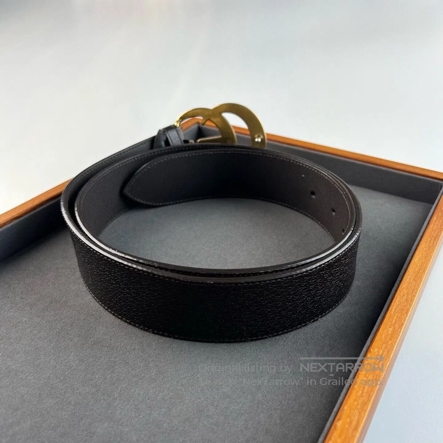 Gucci Gucci Black Leather Belt for Stylish Looks. Size ONE SIZE - 2 Thumbnail