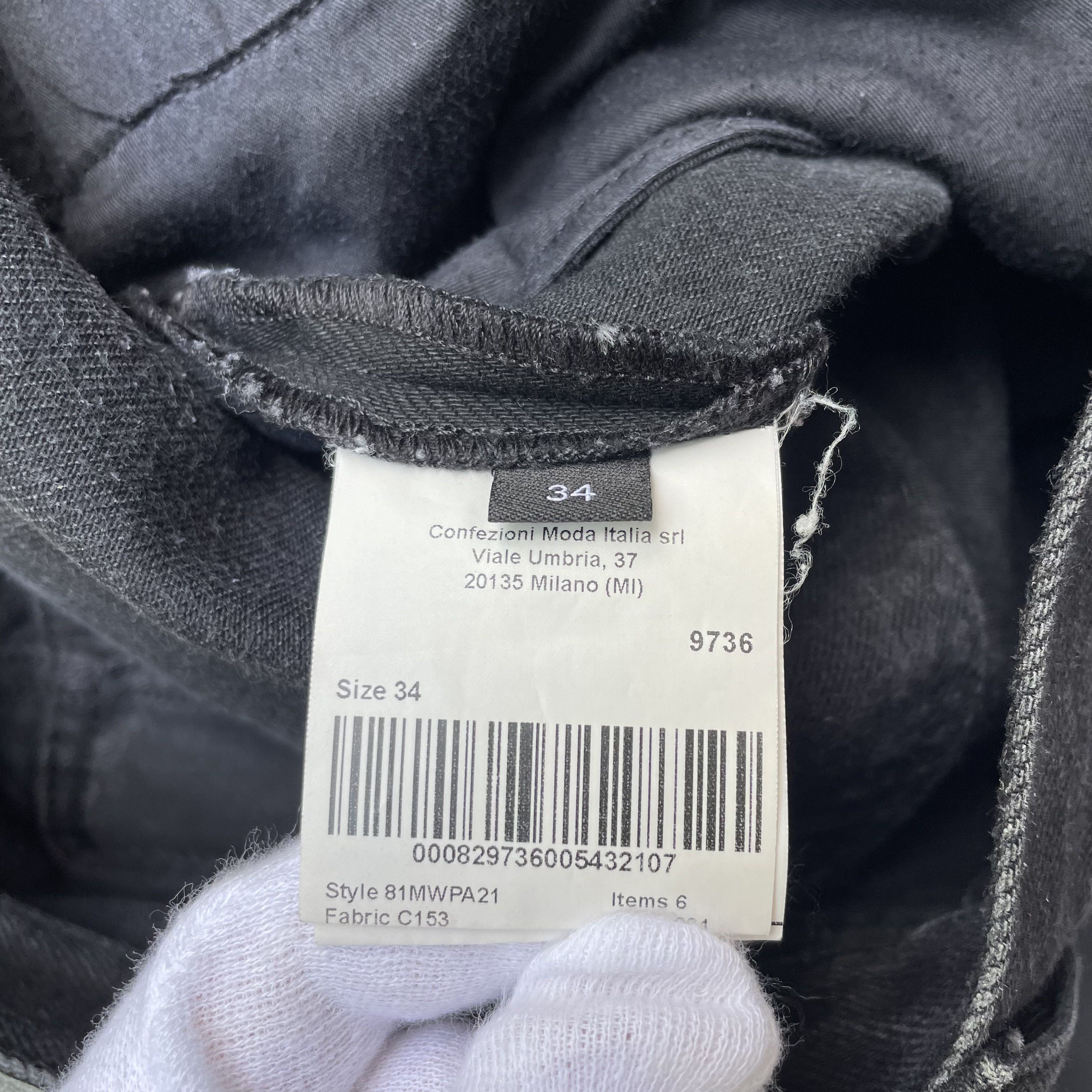 Calvin Klein 205W39NYC Calvin Klein 205w39nyc Raf Simons Black Denim Jeans Size US 34 / EU 50 - 7 Thumbnail
