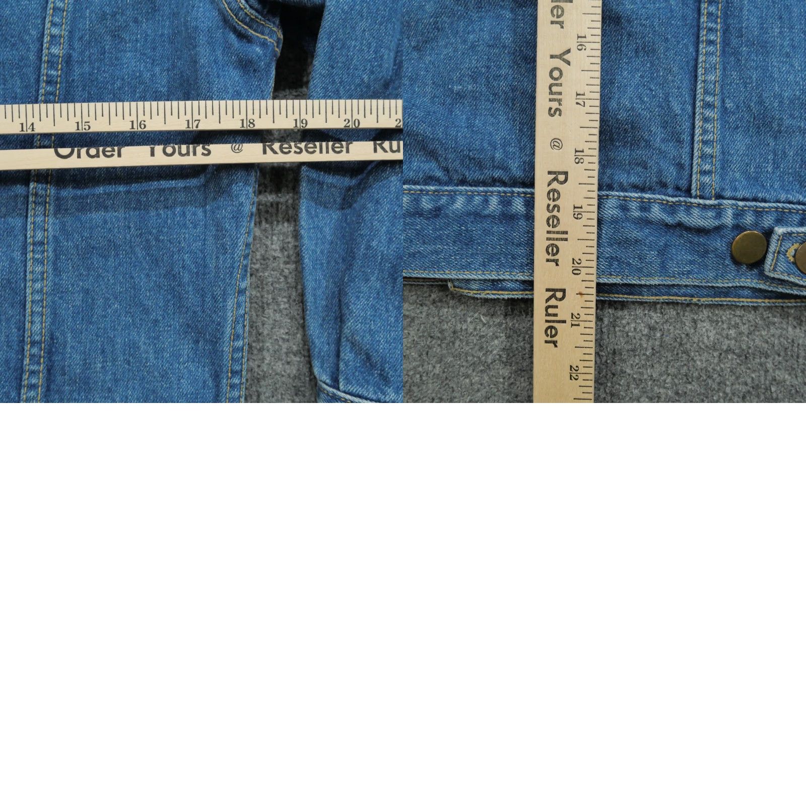 Jordache VINTAGE Jeans Jacket Womens M Blue Denim Trucker 80s 90s Jordache Jacket Mens? Size 32" / US 10 / IT 46 - 9 Thumbnail