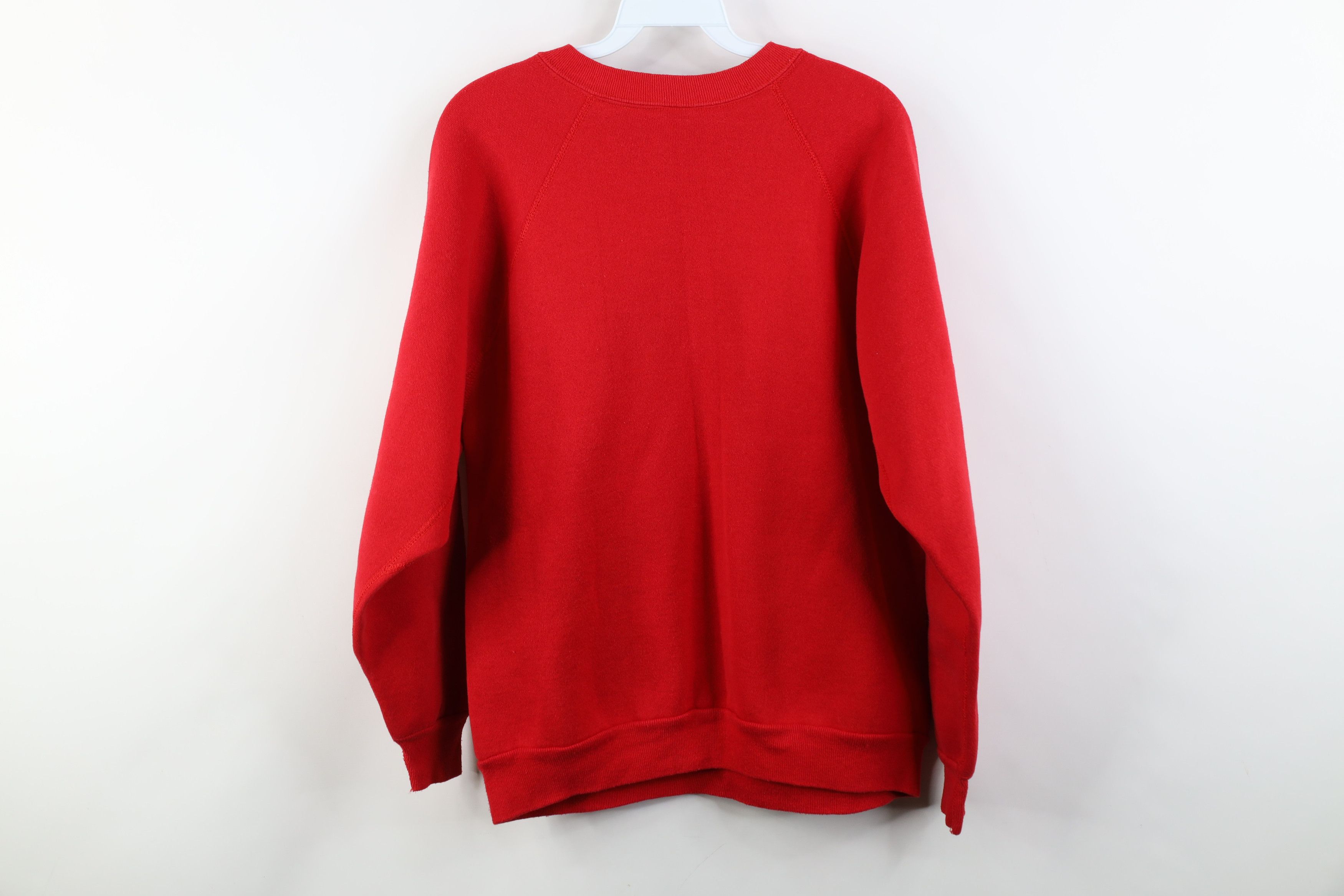Vintage Vintage 70s 80s Heavyweight Crewneck Sweatshirt Red USA Size US L / EU 52-54 / 3 - 9 Thumbnail