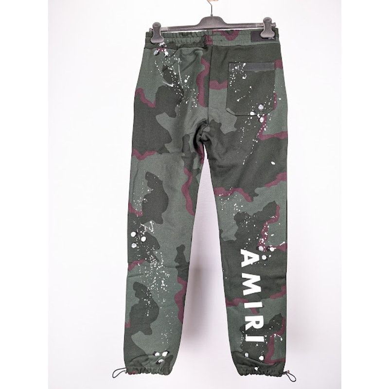 Amiri o1rshd1 Army Logo Sweatpant in Camo Size US 32 / EU 48 - 10 Thumbnail