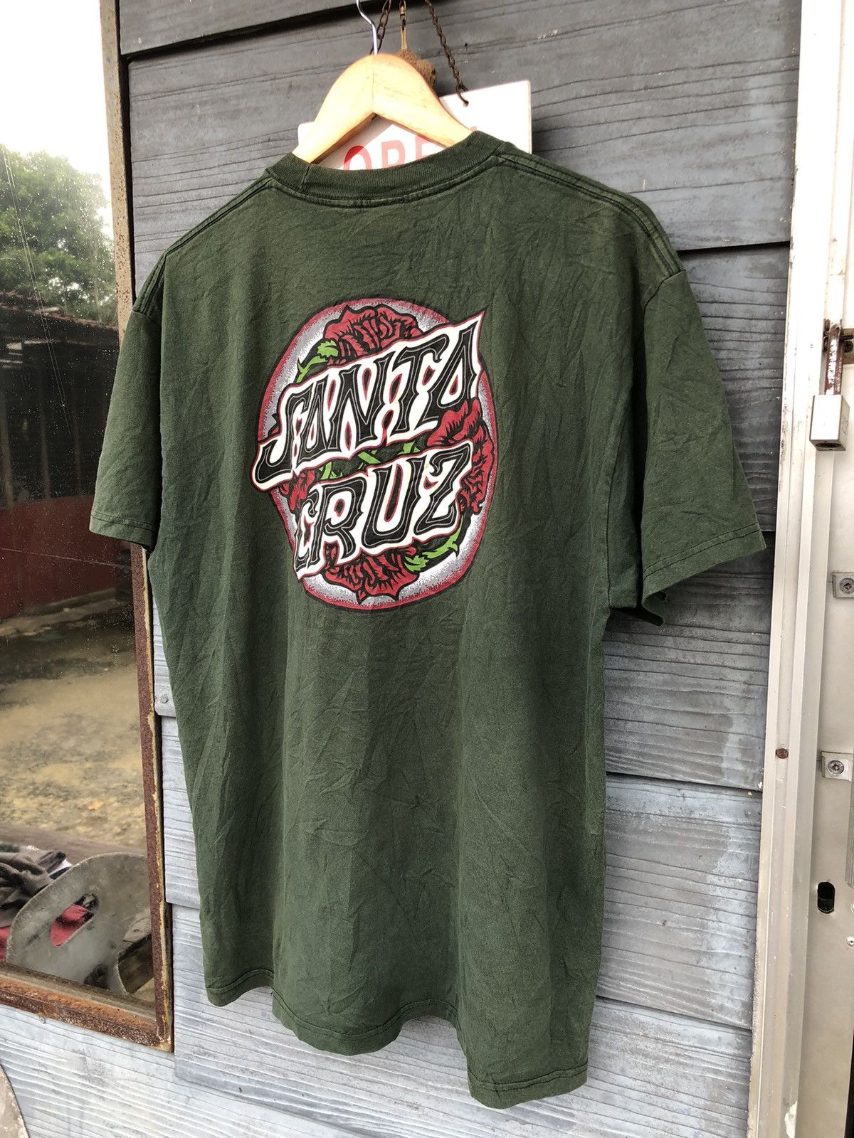 Santa Cruz Skateboards × Vintage 🔥Vintage 90s🔥Santa Cruz Skateboarding Tshirt Size US L / EU 52-54 / 3 - 2 Thumbnail