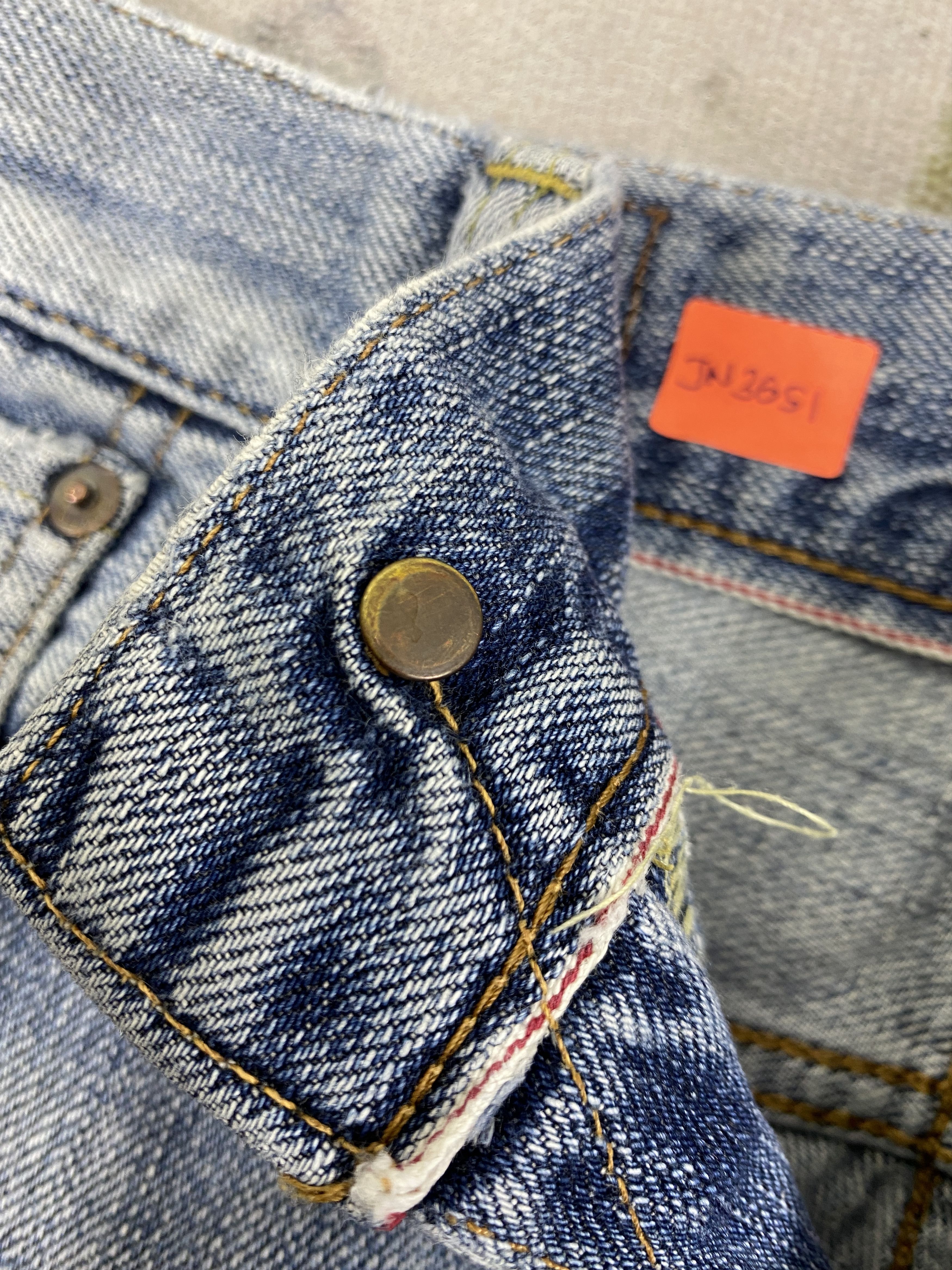 Kapital SELVEDGE Vintage Edwin KAPITAL STYLE 29x30.5 Denim- JN3651 Size US 29 - 7 Thumbnail