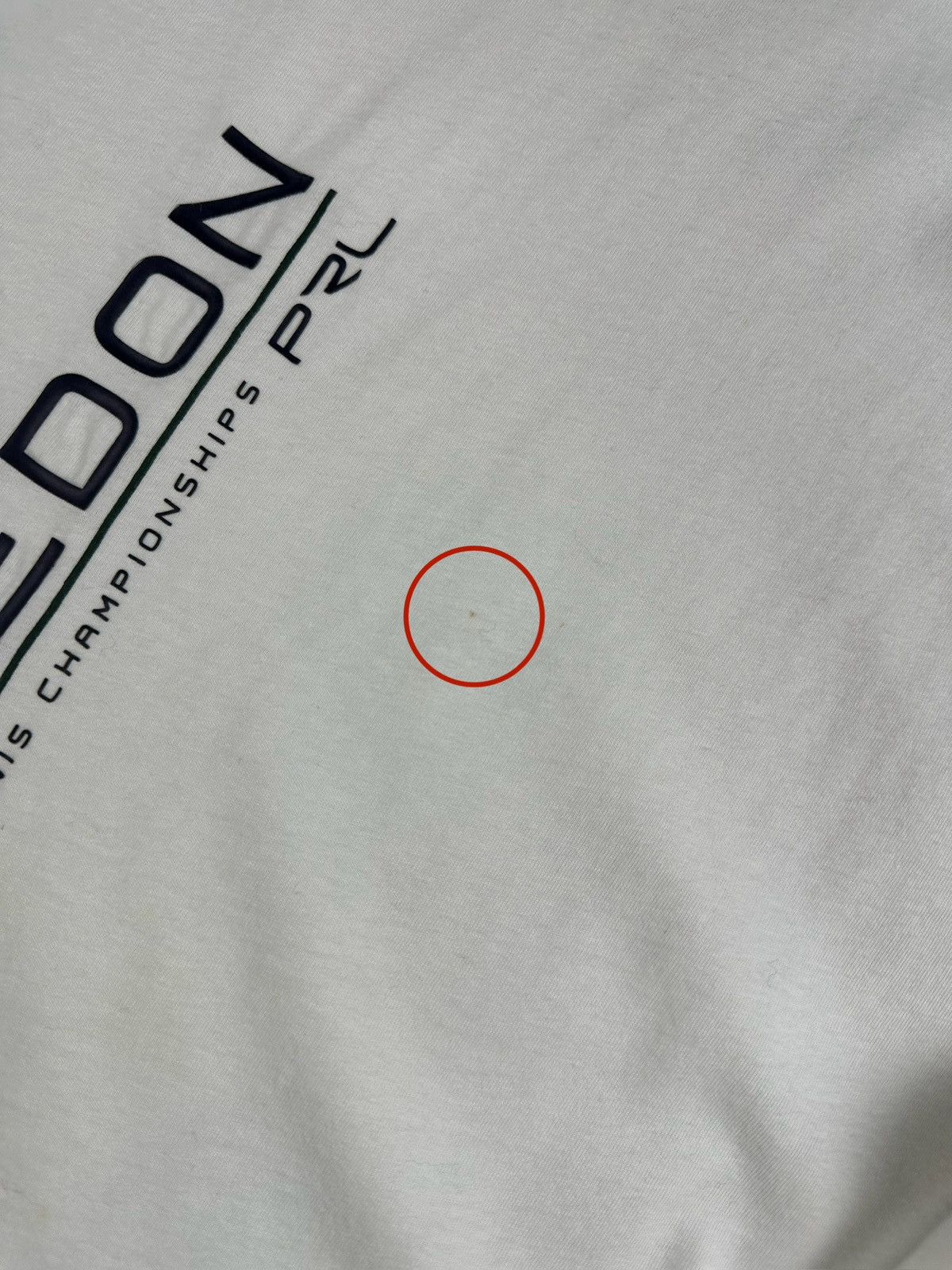Polo Ralph Lauren Polo Ralph Lauren Wimbledon Logo White T-Shirt Size US L / EU 52-54 / 3 - 8 Thumbnail