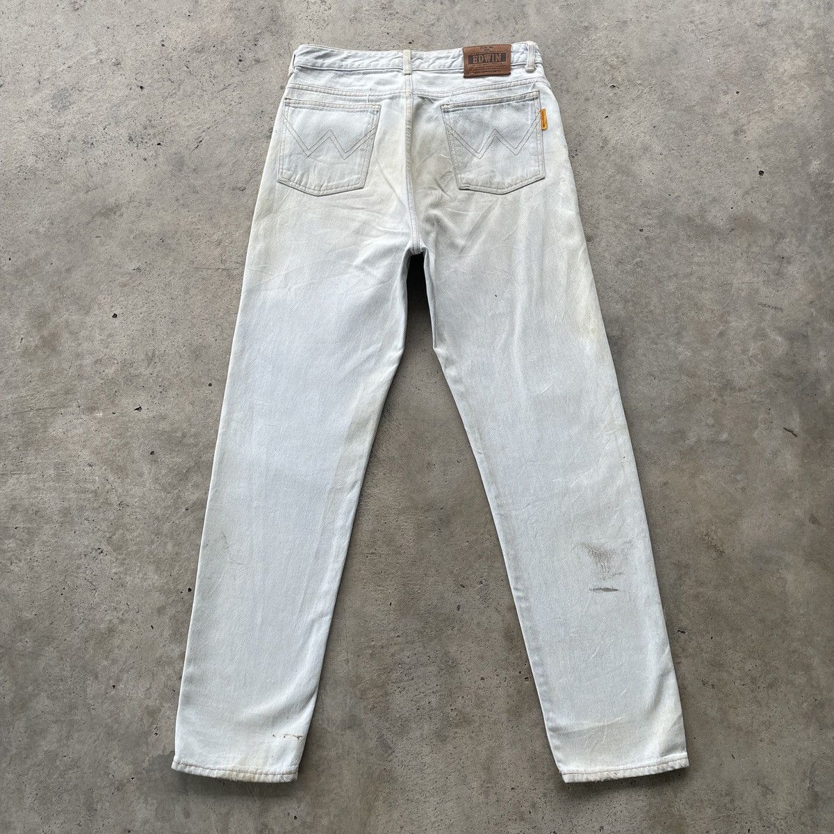 Japanese Brand W31x30💥 Vintage Edwin Light Wash Dirty Jeans Denim Pants Size US 31 - 12 Thumbnail