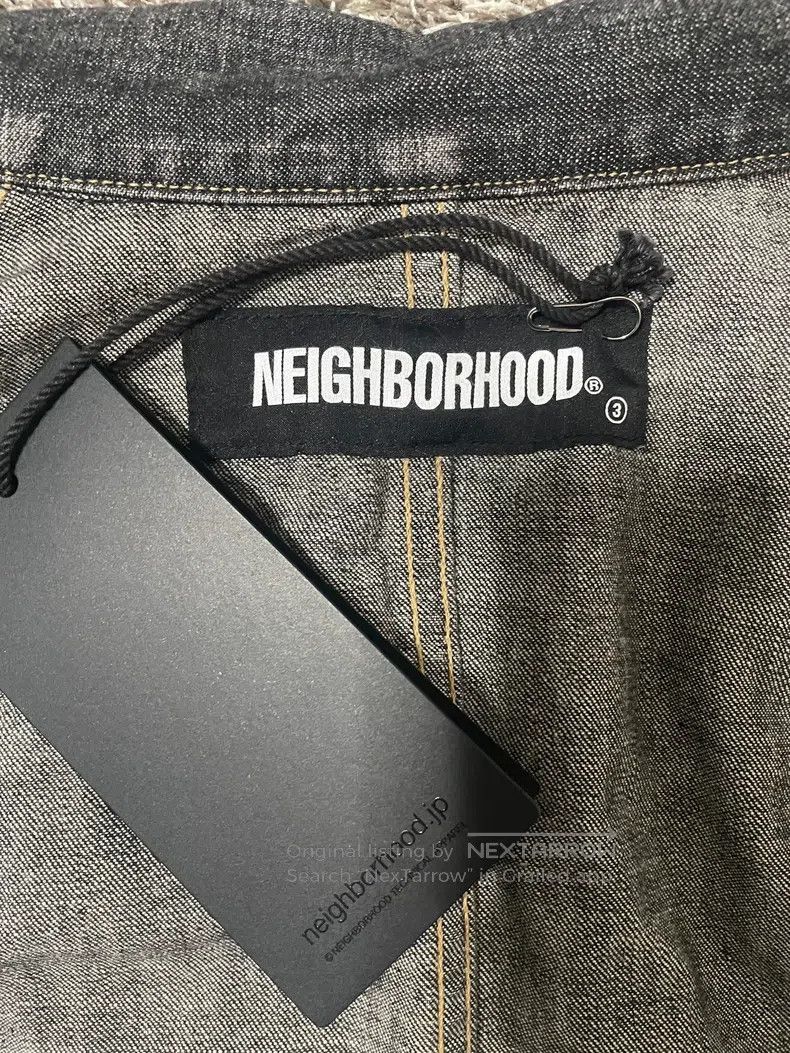 Neighborhood Neighborhood Black Splatter Denim Jacket Size US M / EU 48-50 / 2 - 2 Thumbnail