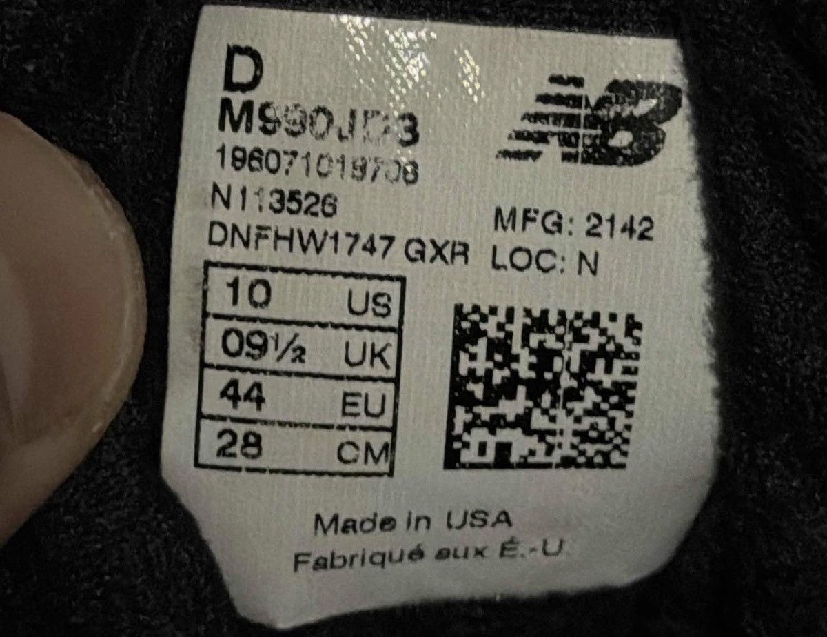 JJJJound × New Balance New balance jjjjound 990v3 olive Size US 10 / EU 43 - 6 Thumbnail