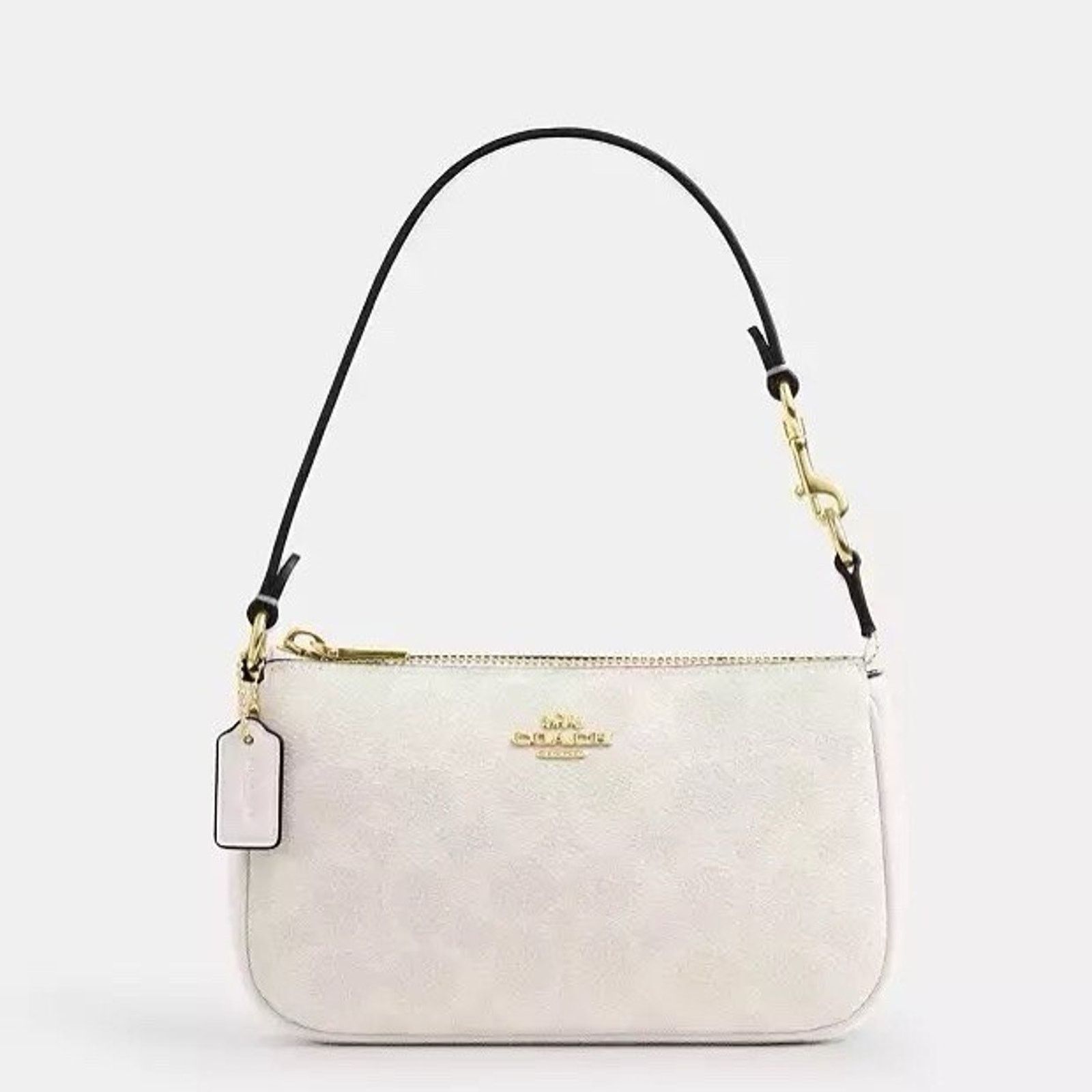 Coach NWT Coach Nolita 19 Signature Canvas CW426 /Gold/White/Chalk Size ONE SIZE - 7 Thumbnail