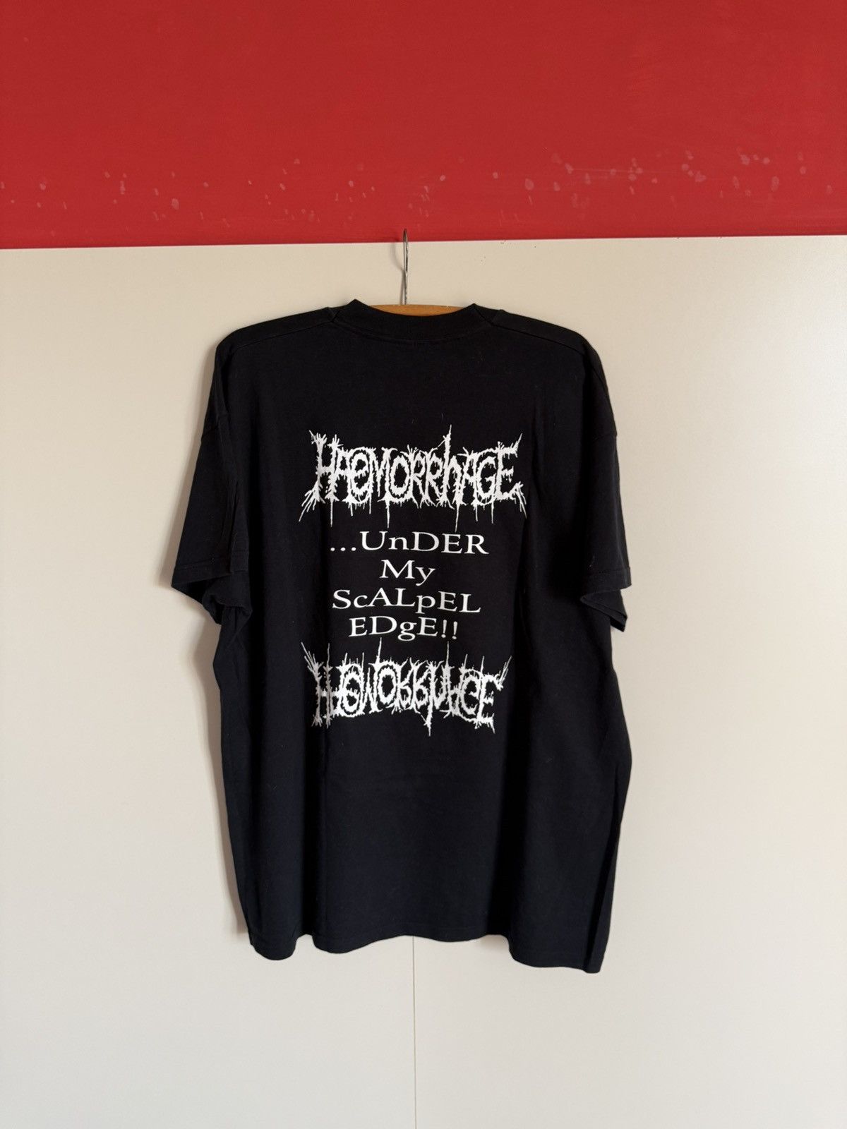 Band Tees Haemorrhage vintage 98 Under My Scalpel Edge Screen Stars-XL Size US XL / EU 56 / 4 - 2 Thumbnail