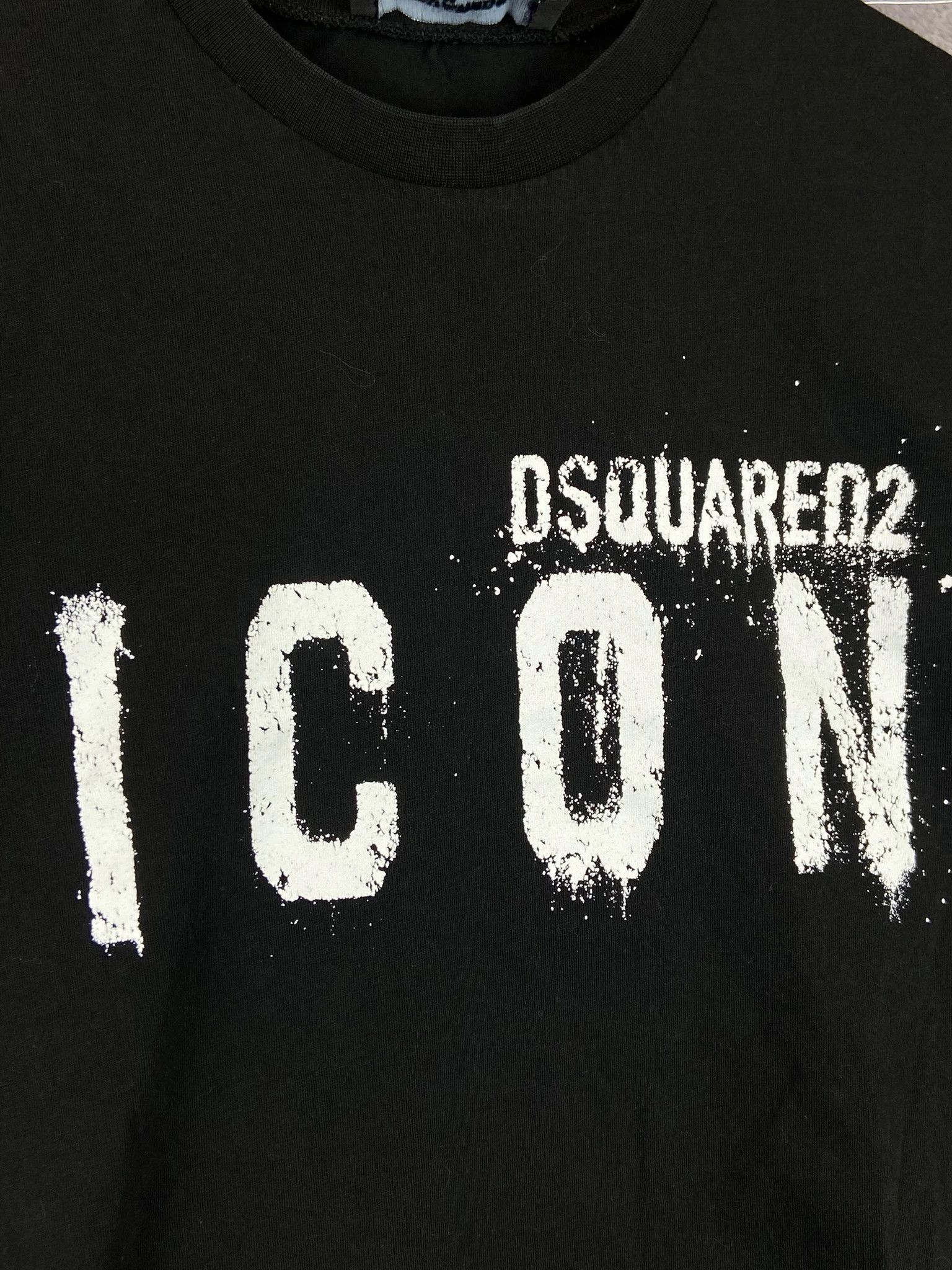 Dsquared2 Dsquared2 logo tee designer streetwear high end rare M Size US M / EU 48-50 / 2 - 2 Thumbnail