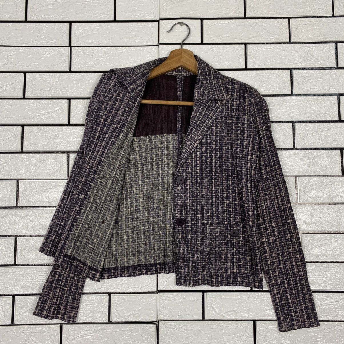 Issey Miyake 🔥BUTTON UPS PLEATED JACKET PLEATS PLEASE ISSEY MIYAKE Size M / US 6-8 / IT 42-44 - 18 Thumbnail