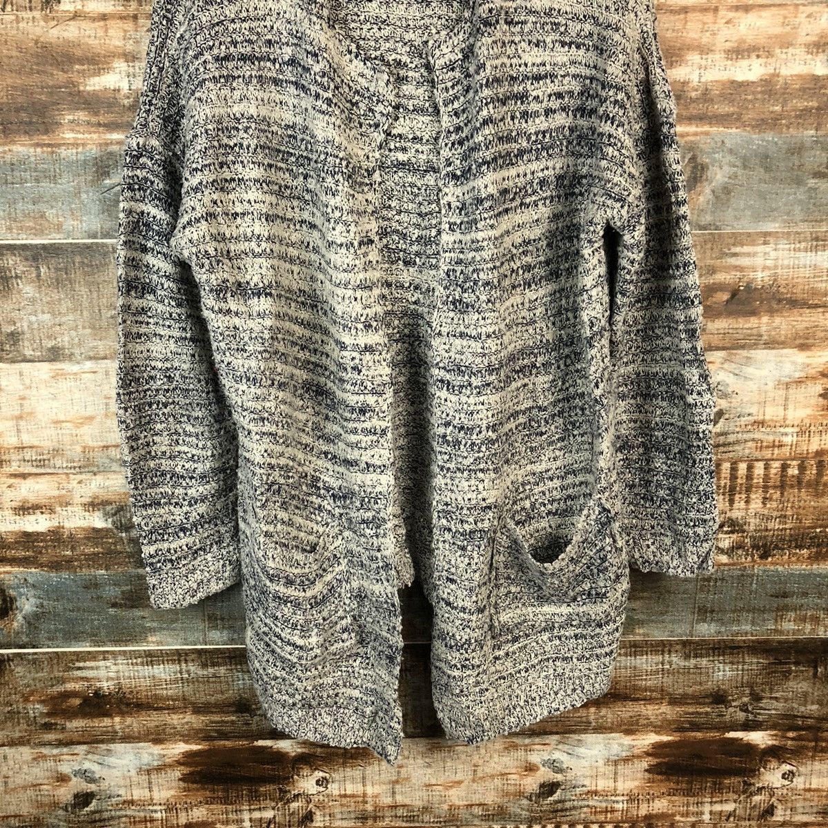 Japanese Brand Ecost Shop Grey knitwear Cardigan #A1343 Size US L / EU 52-54 / 3 - 6 Thumbnail