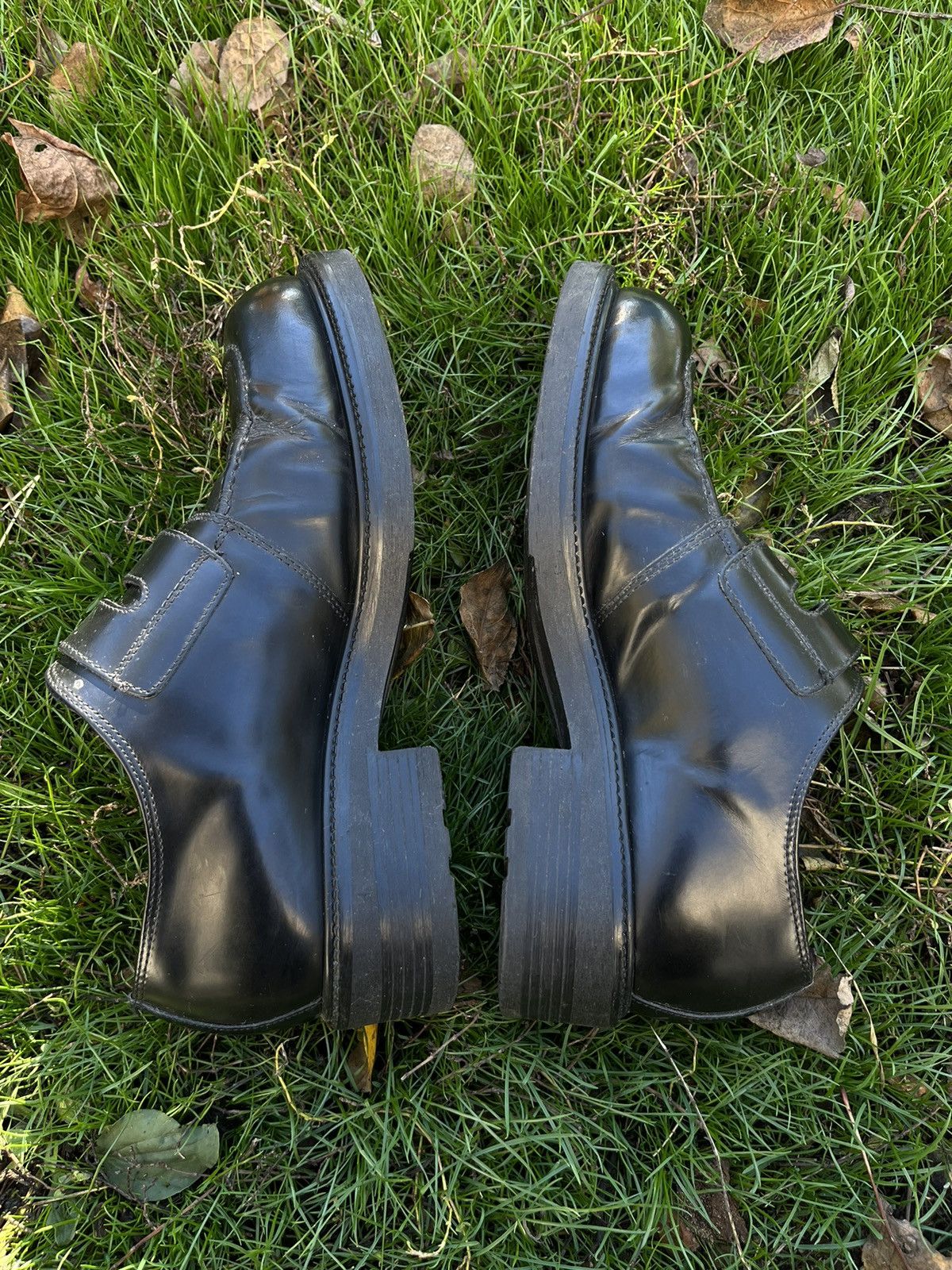 Vintage Vintage Kanye West Style Leather Work Boots Shoes Size US 10 / EU 43 - 6 Thumbnail