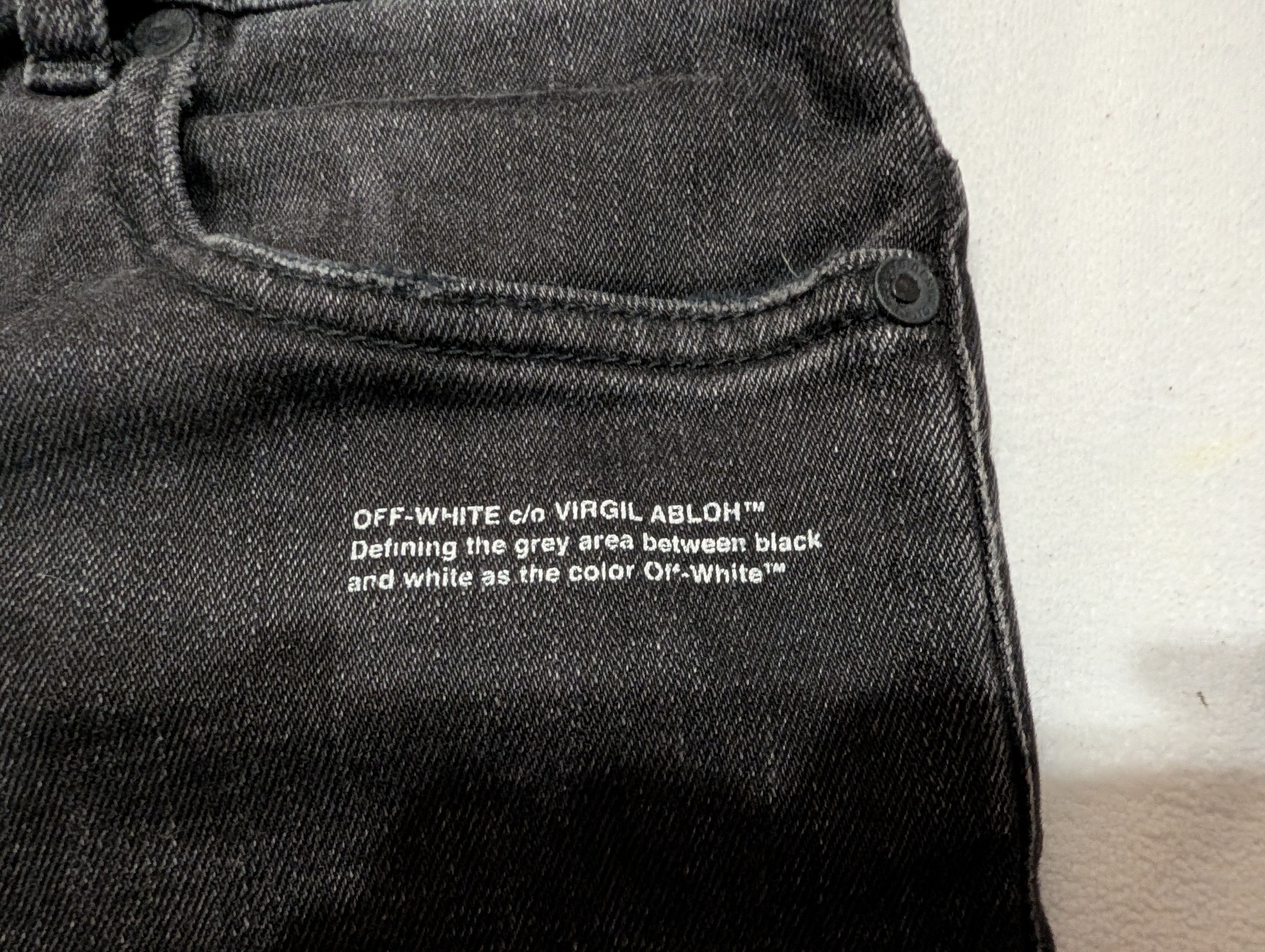 Off-White Off-White Skinny Black denim 2019 Size US 30 / EU 46 - 2 Thumbnail