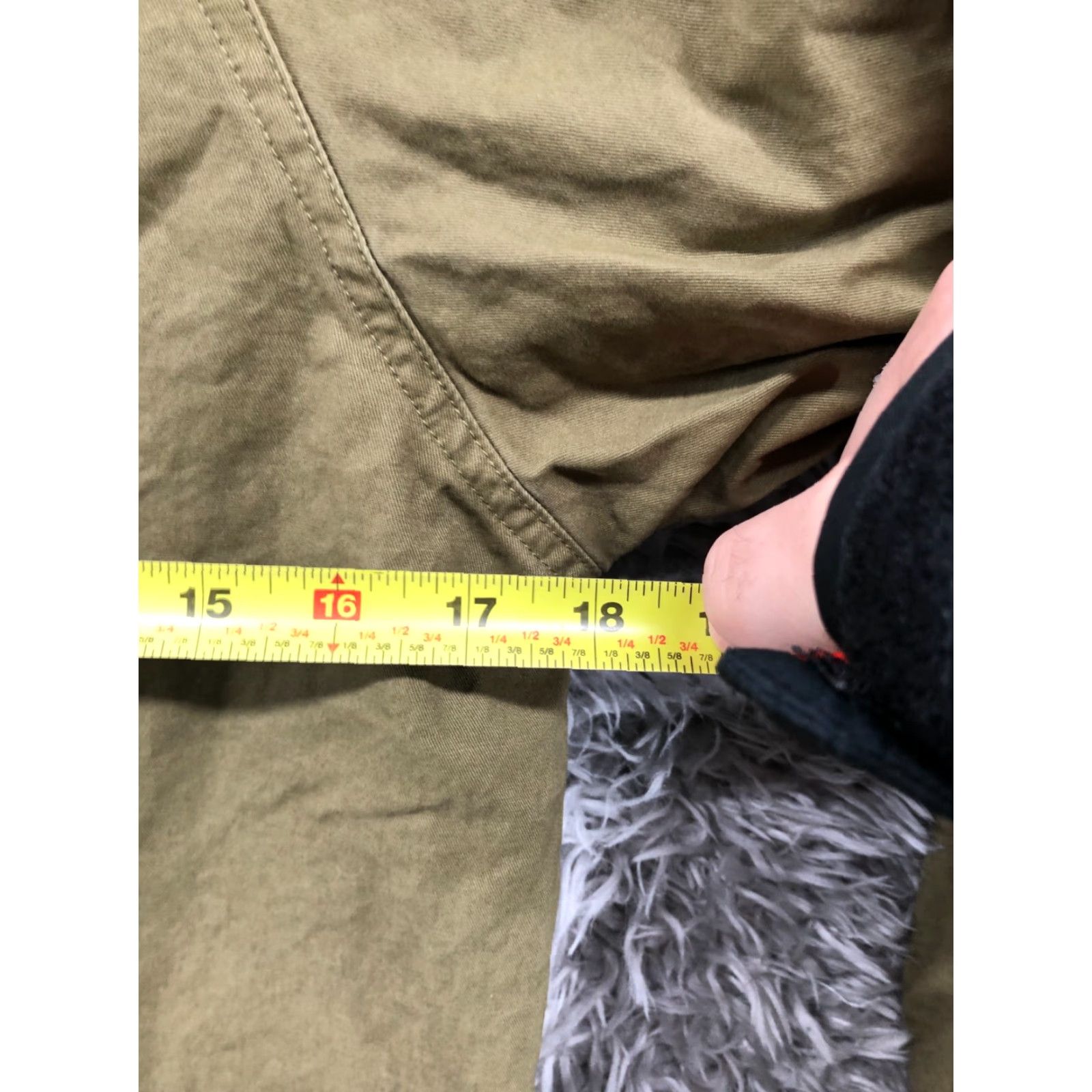Vintage Sophie Rue Jacket Womens M Green Cinch Waist Pockets Round Neck Zip Woven Coat Top Size M / US 6-8 / IT 42-44 - 4 Thumbnail