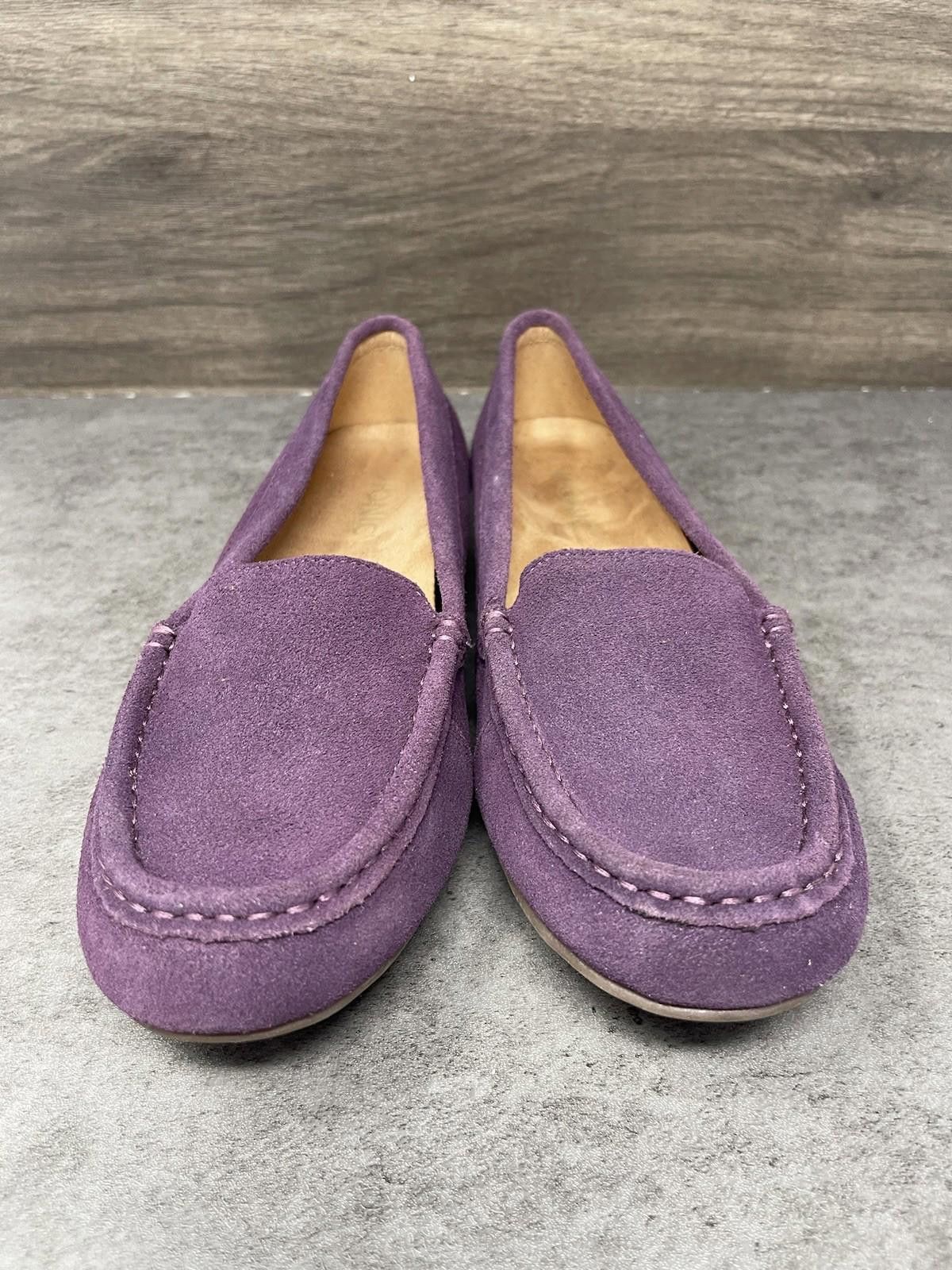 Vionic Vionic Shoes Womens 9.5 Chill Debbie Suede Loafers Purple Size US 9.5 / IT 39.5 - 4 Thumbnail
