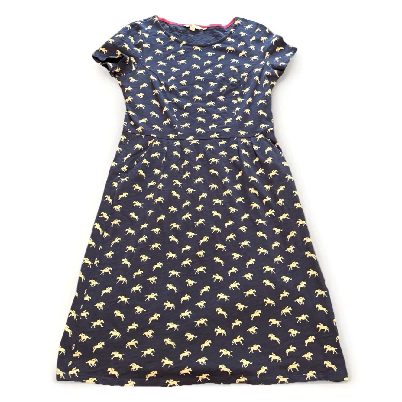 jersey maxi dress with pockets Threadbare Women's Red Leaf Print Jersey Maxi Dress with Pockets main image 1