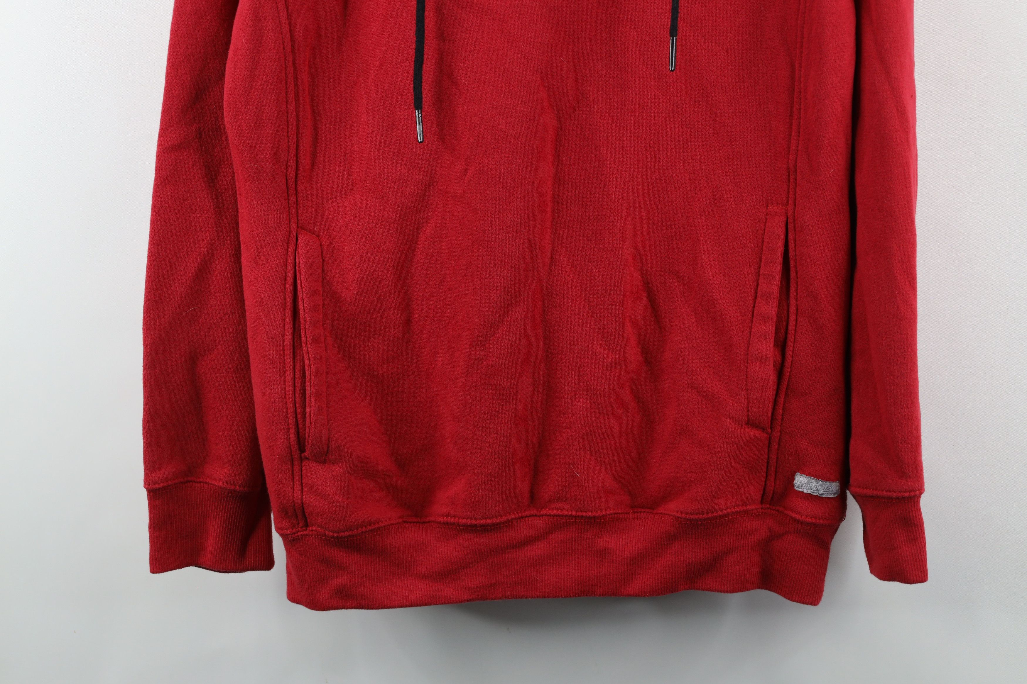 Vintage Vintage Streetwear Organic Cotton Hoodie Sweatshirt Red Size US L / EU 52-54 / 3 - 3 Thumbnail