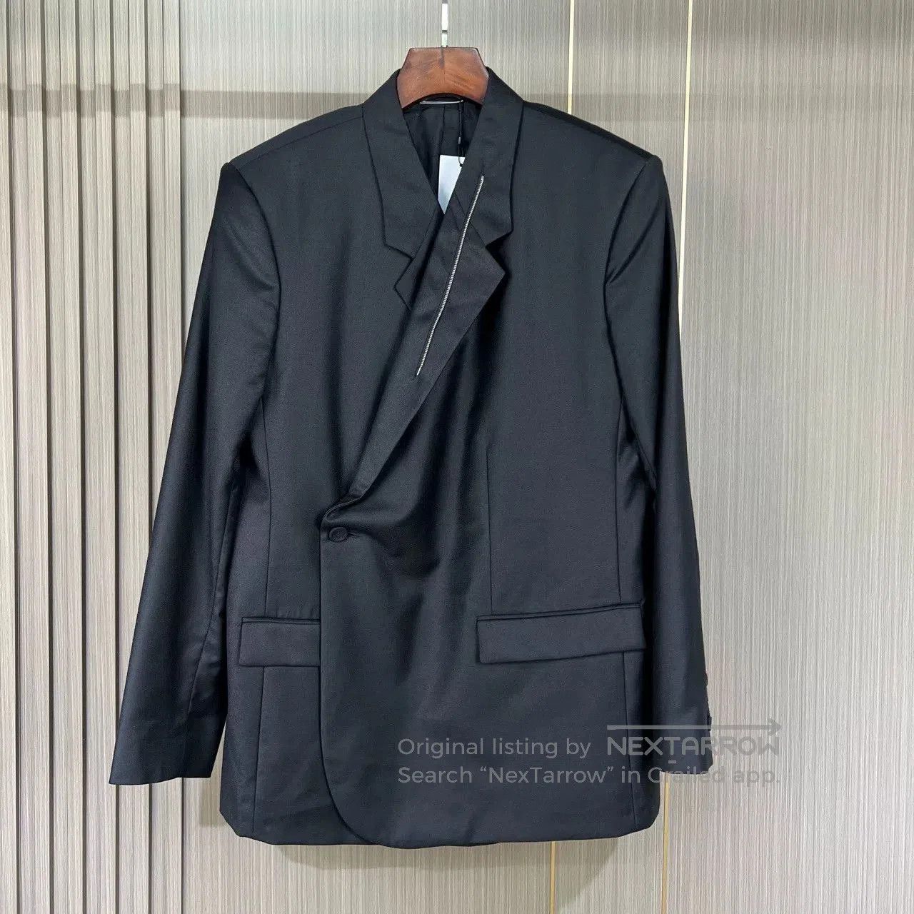 Dior black wool chain jacket by Dior. Size US XXL / EU 58 / 5 - 1 Thumbnail