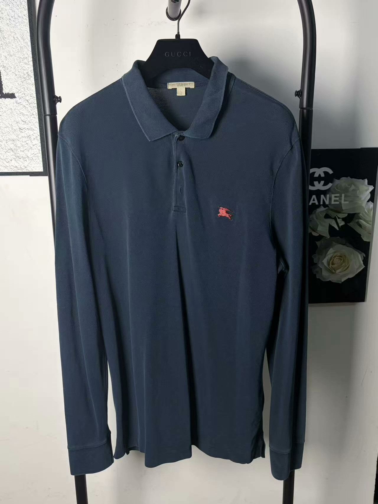 Burberry Burberry White Polo l Men Size US L / EU 52-54 / 3 - 1 Thumbnail