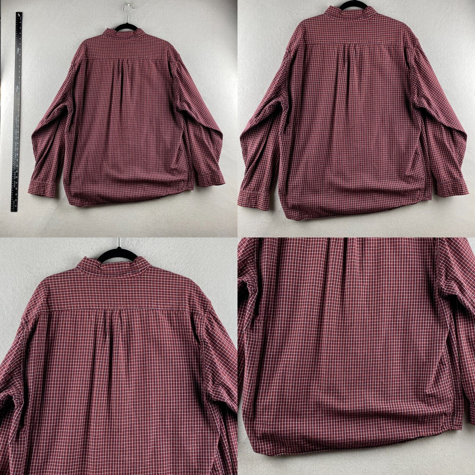 Gap Gap Button-Up Shirt Mens L Red Plaid Flannel Casual Long Sleeve Collared Shirt Size US L / EU 52-54 / 3 - 9 Thumbnail
