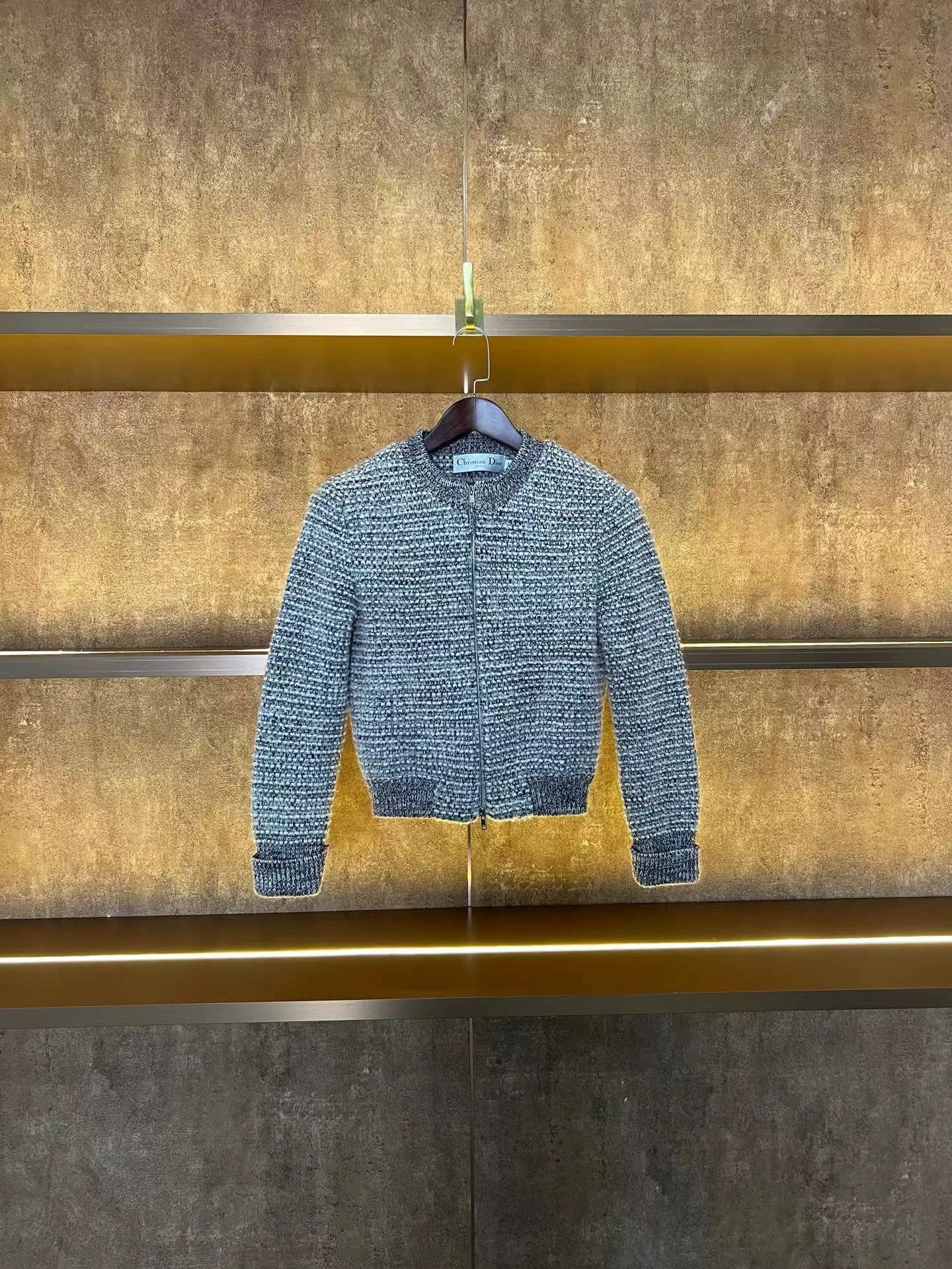 Dior Dior Cashmere Tweed Coat Size S / US 4 / IT 40 - 1 Thumbnail